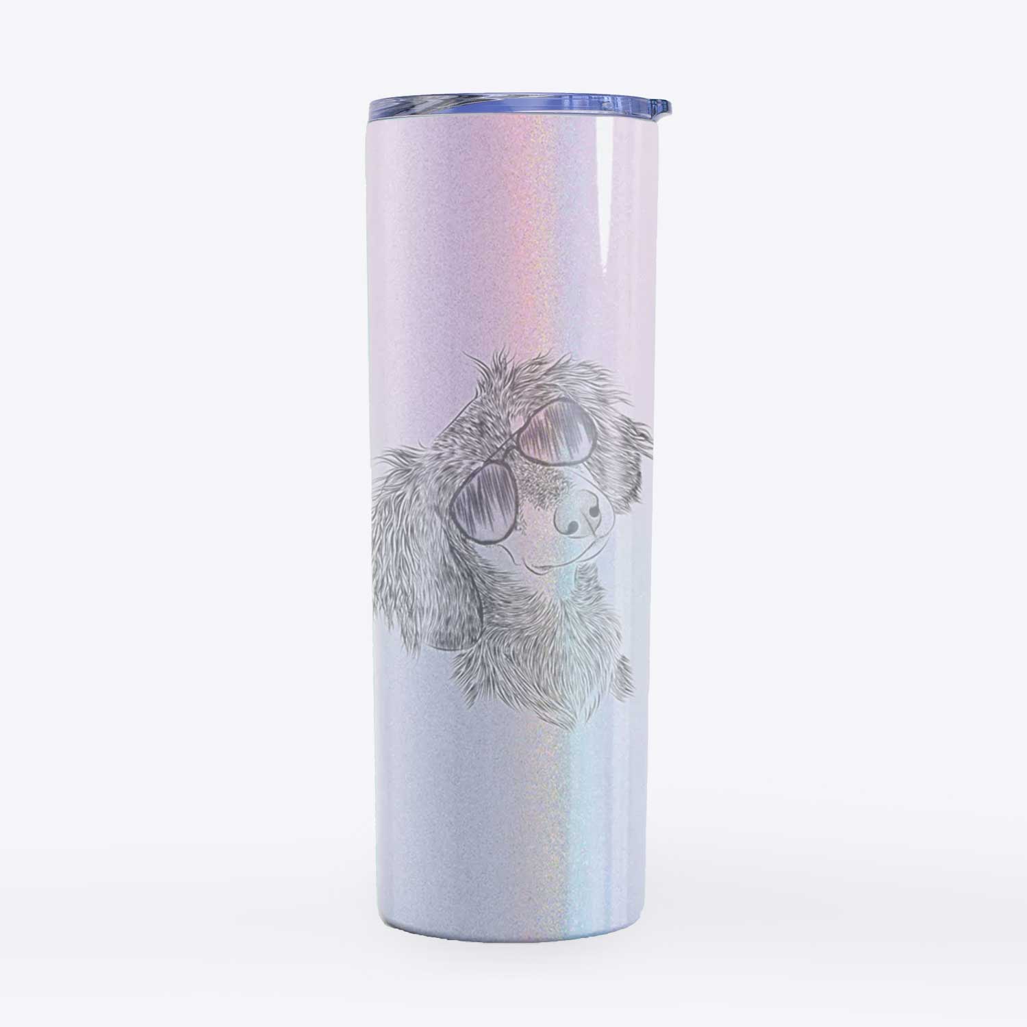 Bailey the Long Haired Dachshund - 20oz Skinny Tumbler