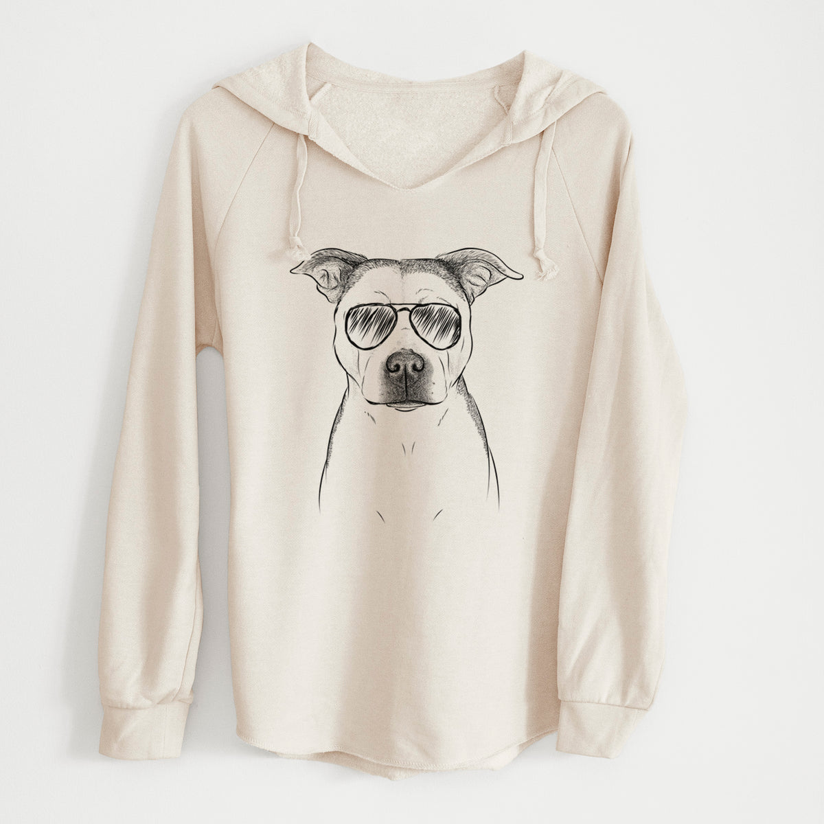Aviator Bailey the Pitbull - Cali Wave Hooded Sweatshirt
