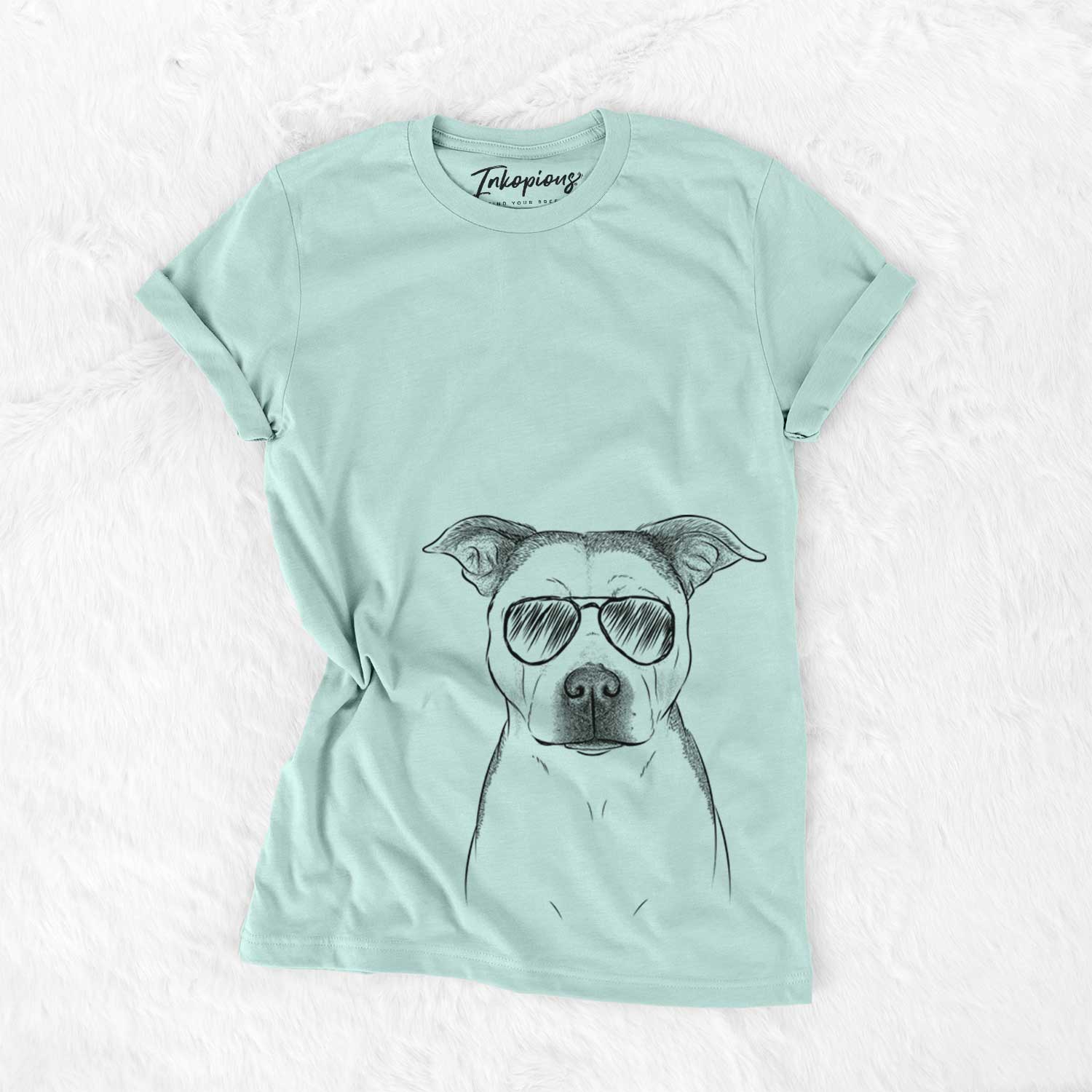 Aviator Bailey the Pitbull - Unisex Crewneck