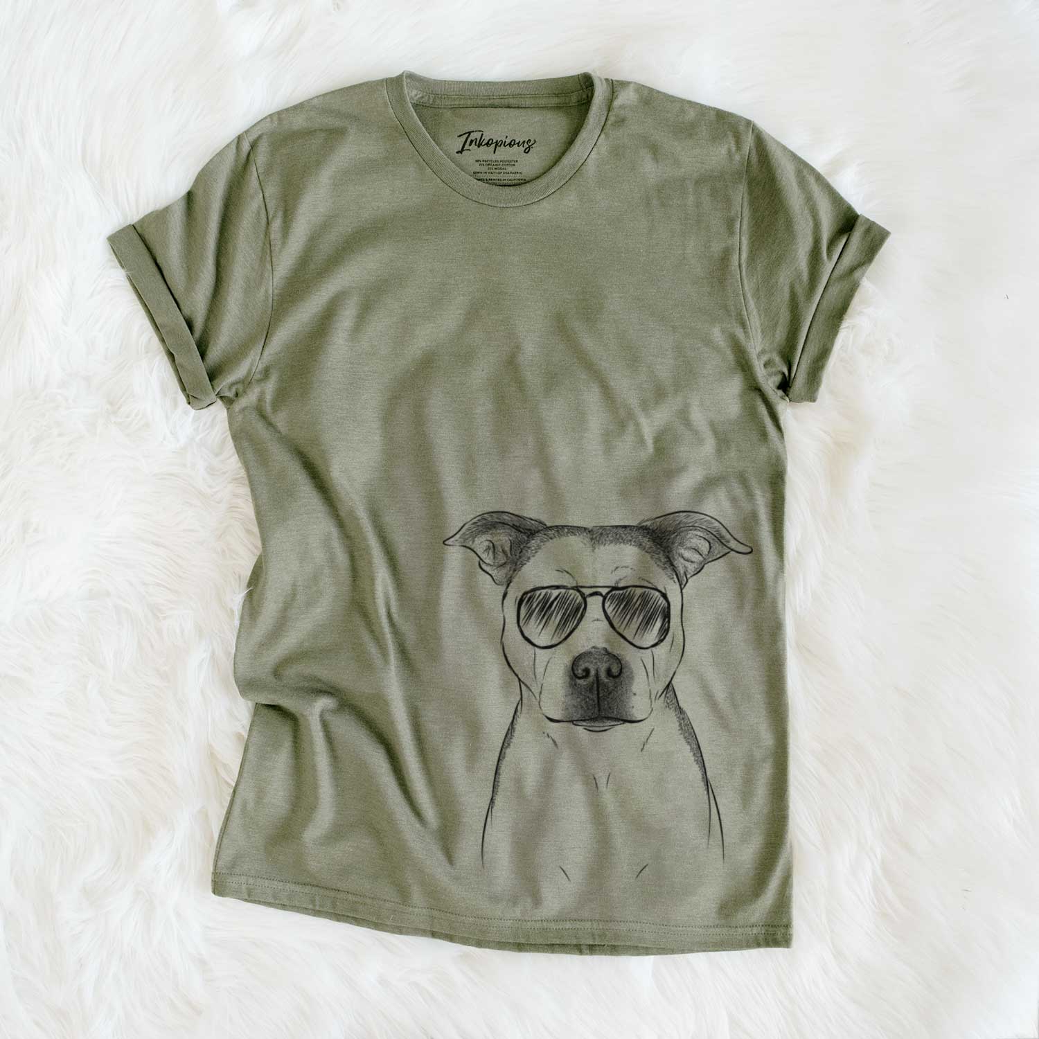 Aviator Bailey the Pitbull - Unisex Crewneck