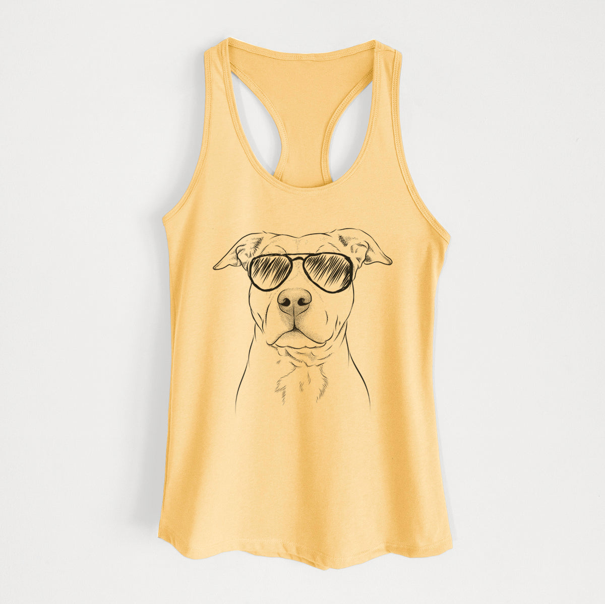 Bailey the American Staffordshire Terrier - Women's Racerback Tanktop