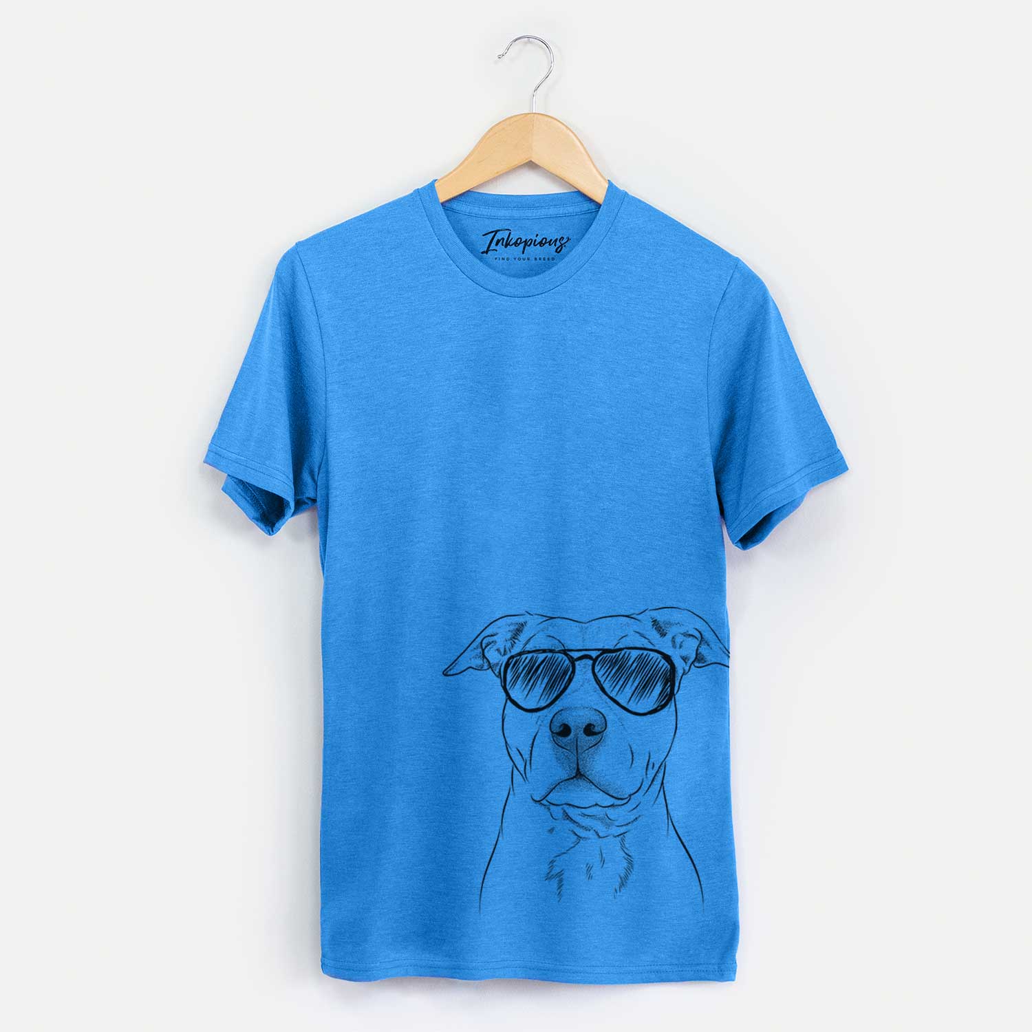Aviator Bailey the American Staffordshire Terrier - Unisex Crewneck