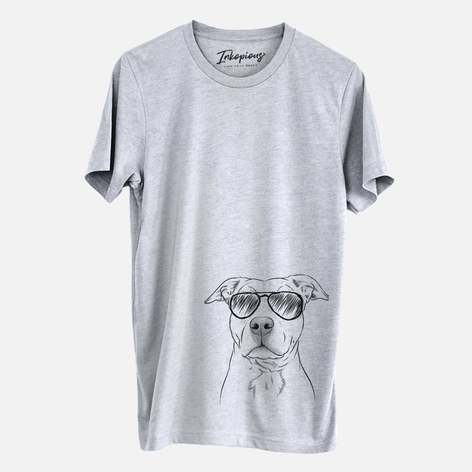 Aviator Bailey the American Staffordshire Terrier - Unisex Crewneck