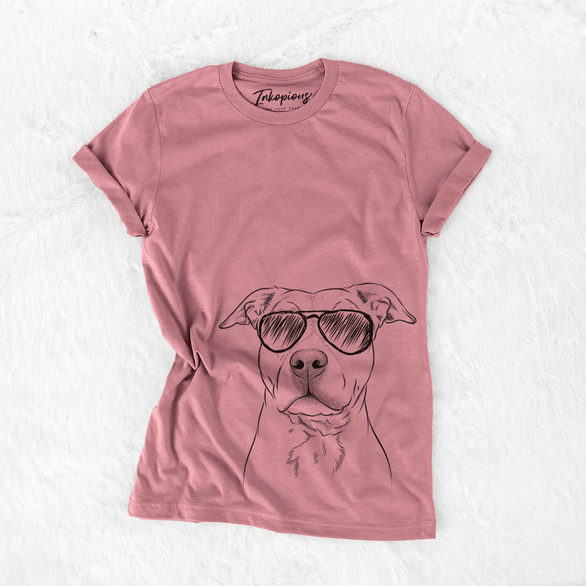 Aviator Bailey the American Staffordshire Terrier - Unisex Crewneck
