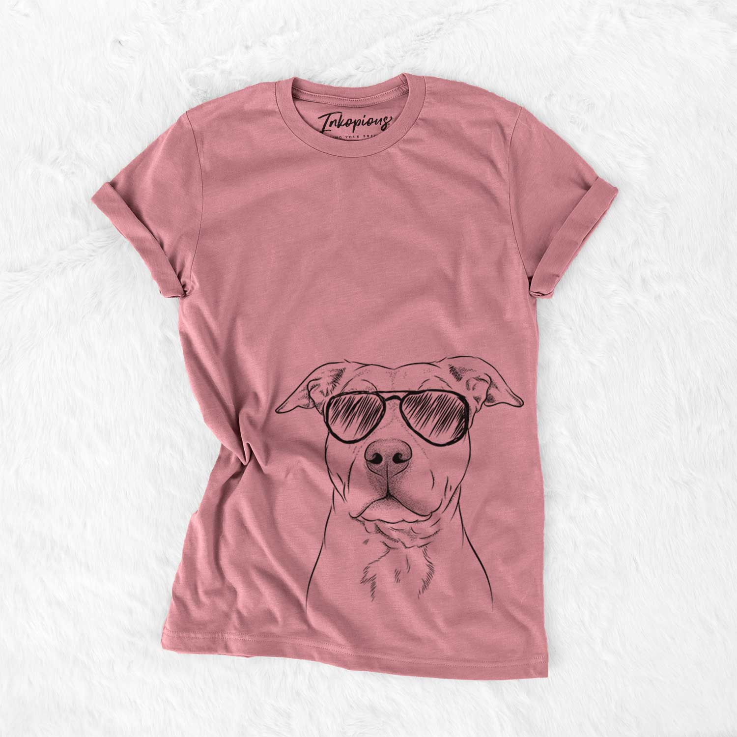 Aviator Bailey the American Staffordshire Terrier - Unisex Crewneck
