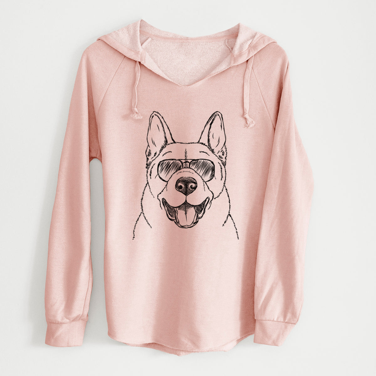 Aviator Baku the Akita - Cali Wave Hooded Sweatshirt