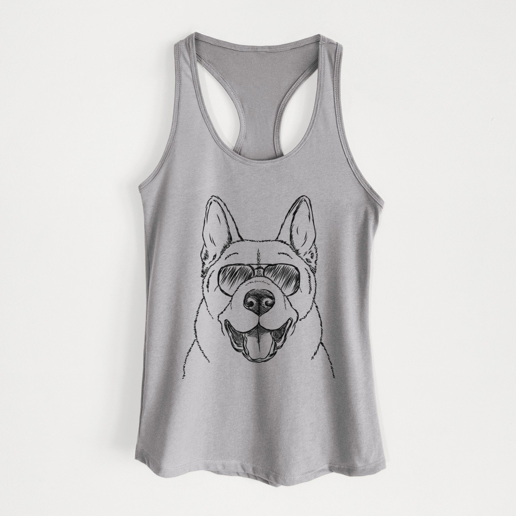 Baku the Akita - Women's Racerback Tanktop