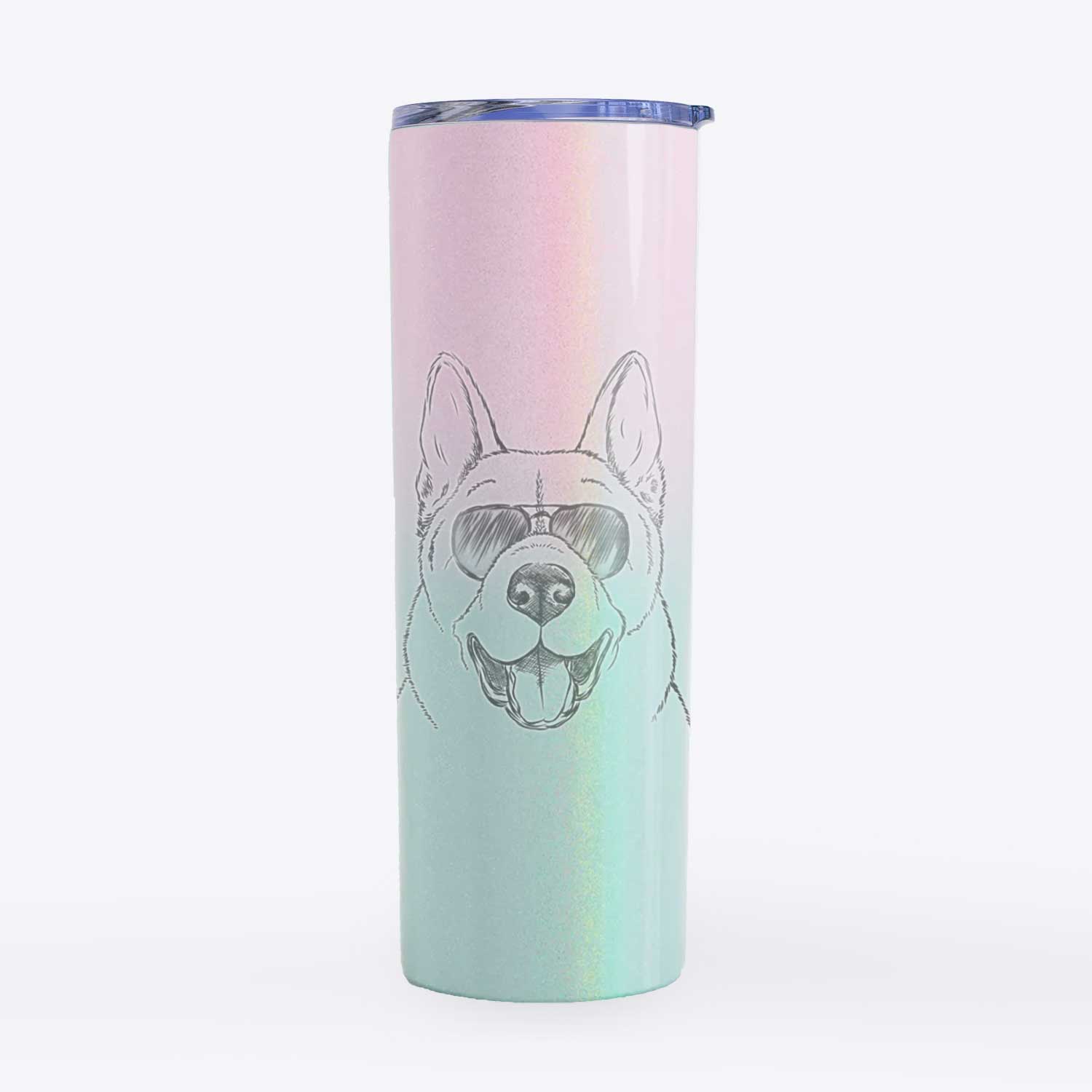 Baku the Akita - 20oz Skinny Tumbler