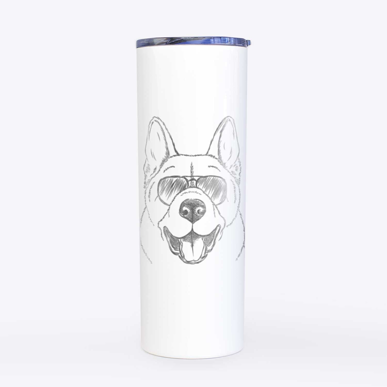 Baku the Akita - 20oz Skinny Tumbler