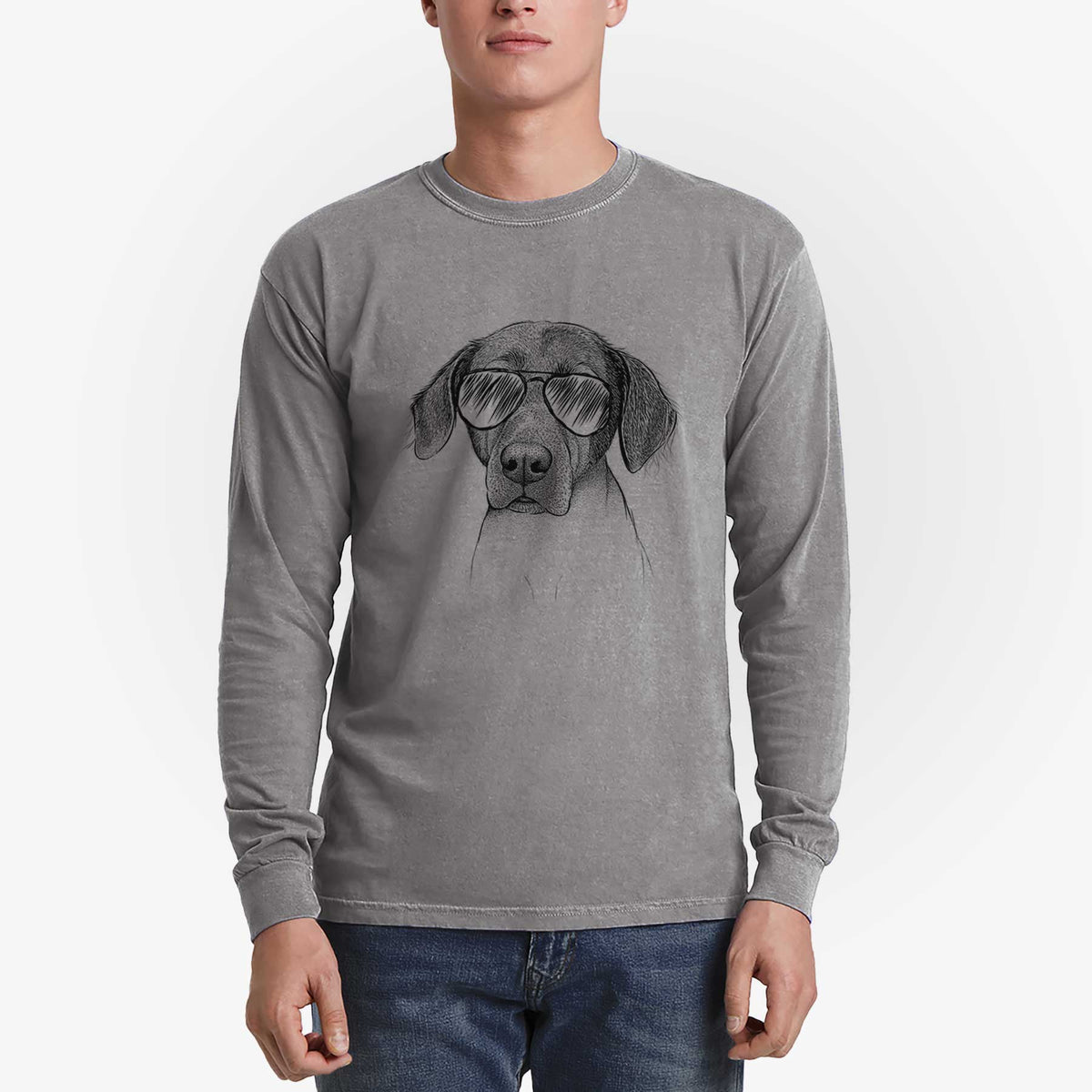 Aviators Baldwin the Mixed Breed - Heavyweight 100% Cotton Long Sleeve