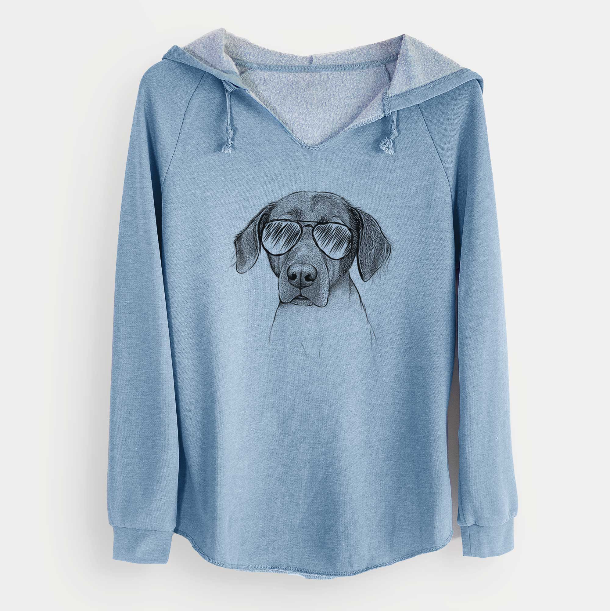 Aviator Baldwin the Mixed Breed - Cali Wave Hooded Sweatshirt