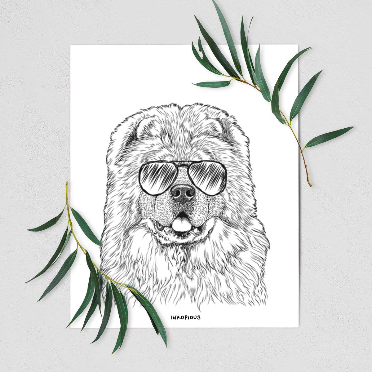 Baloo the Chow Chow Art Print