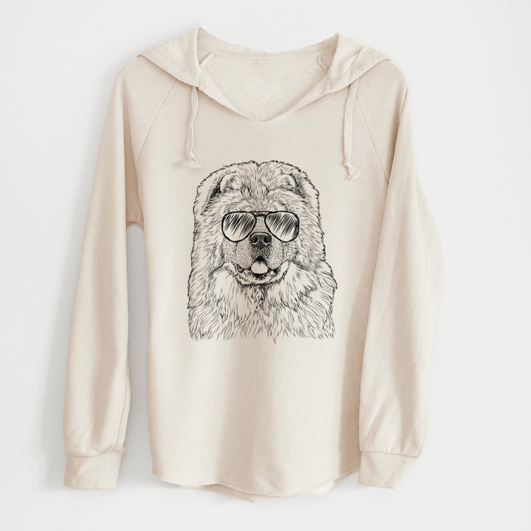 Aviator Baloo the Chow Chow - Cali Wave Hooded Sweatshirt