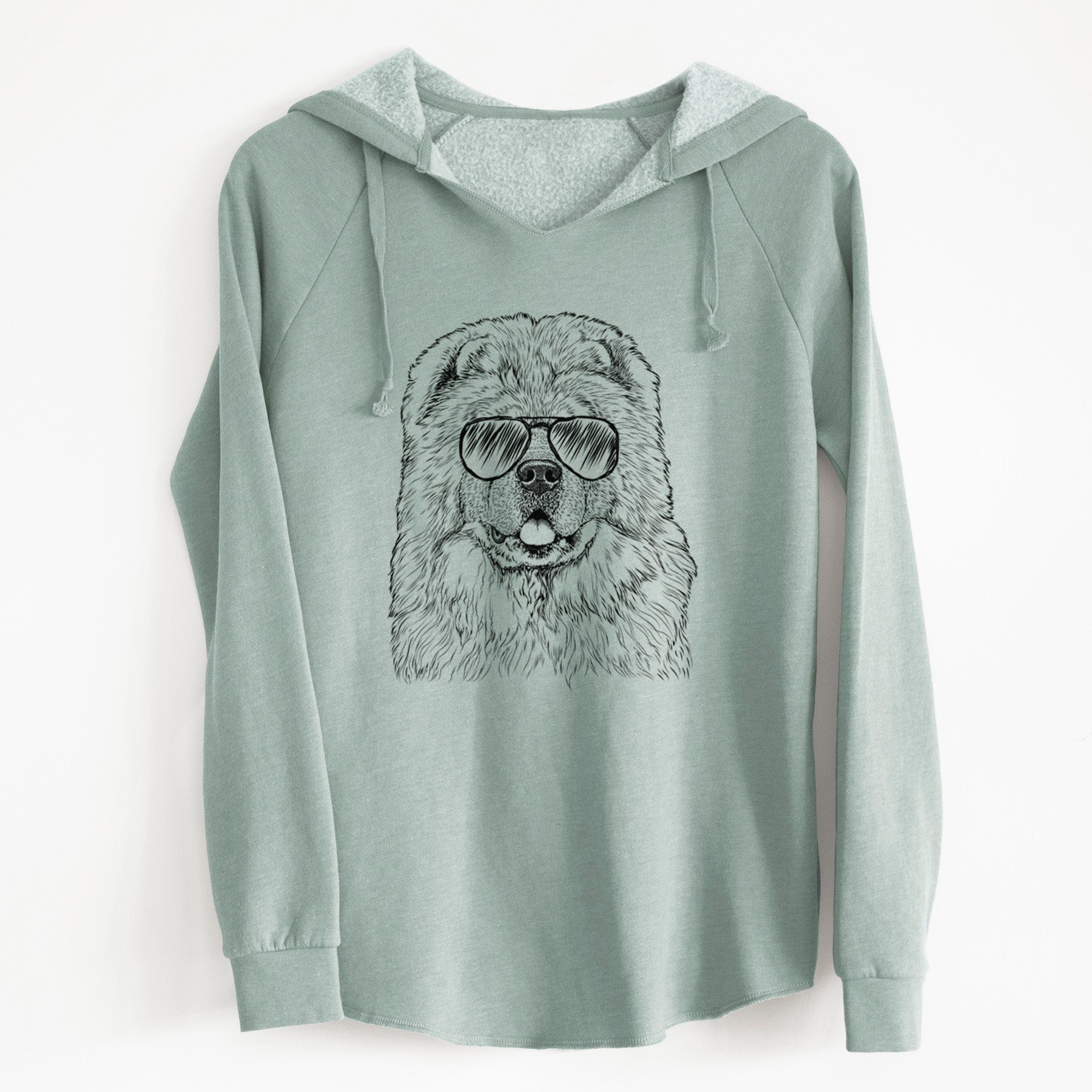 Aviator Baloo the Chow Chow - Cali Wave Hooded Sweatshirt