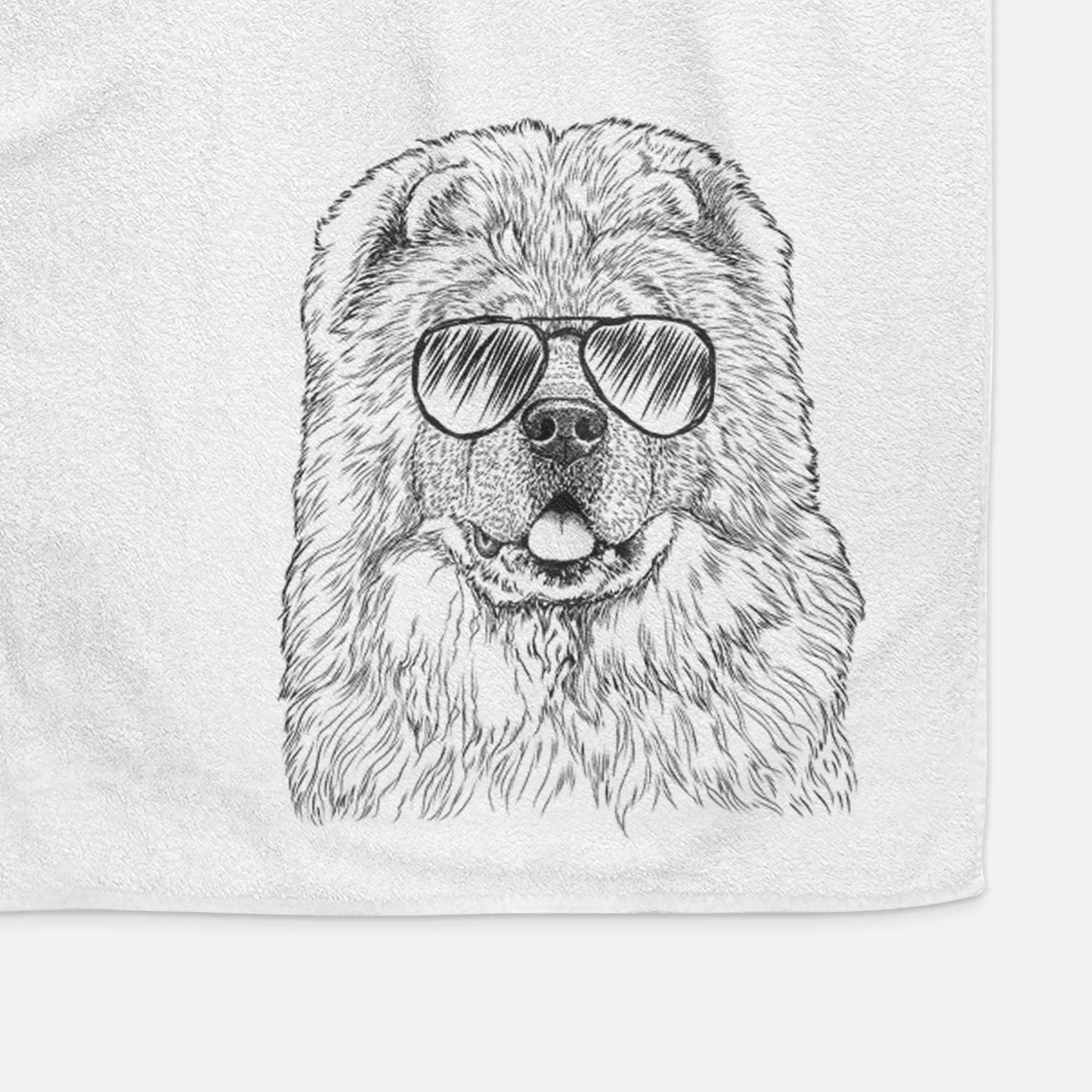 Baloo the Chow Chow Decorative Hand Towel