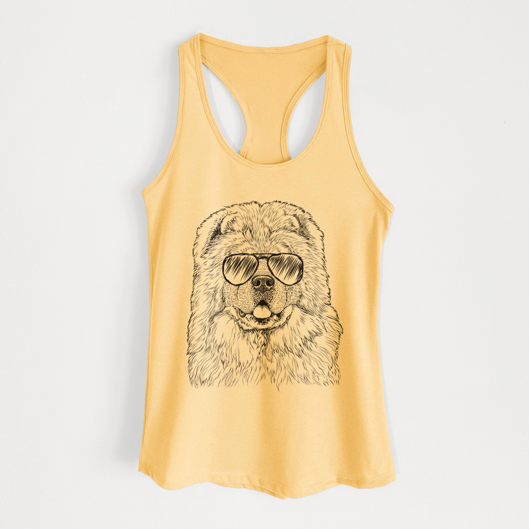 Baloo the Chow Chow - Women's Racerback Tanktop