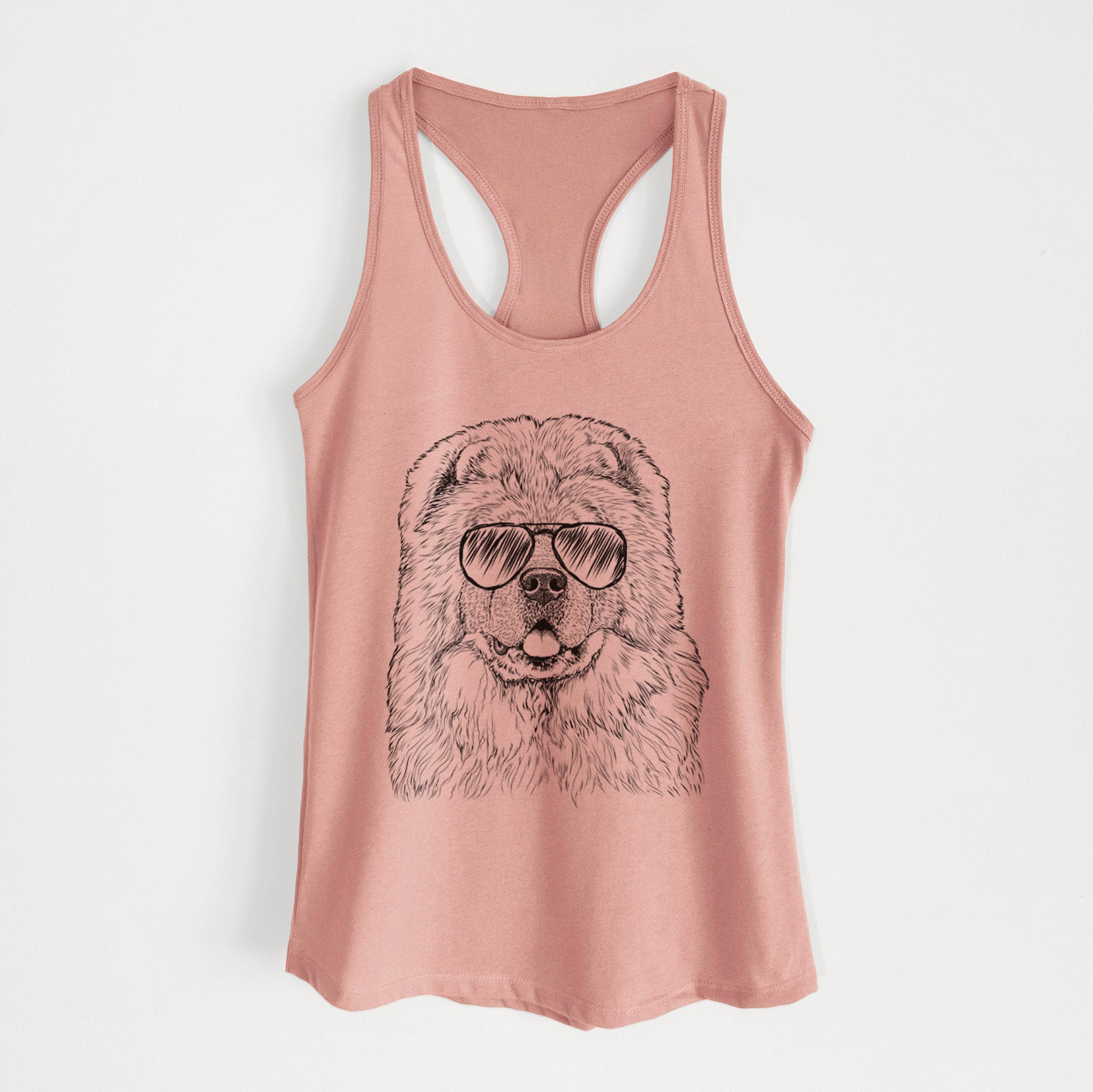 Baloo the Chow Chow - Women's Racerback Tanktop