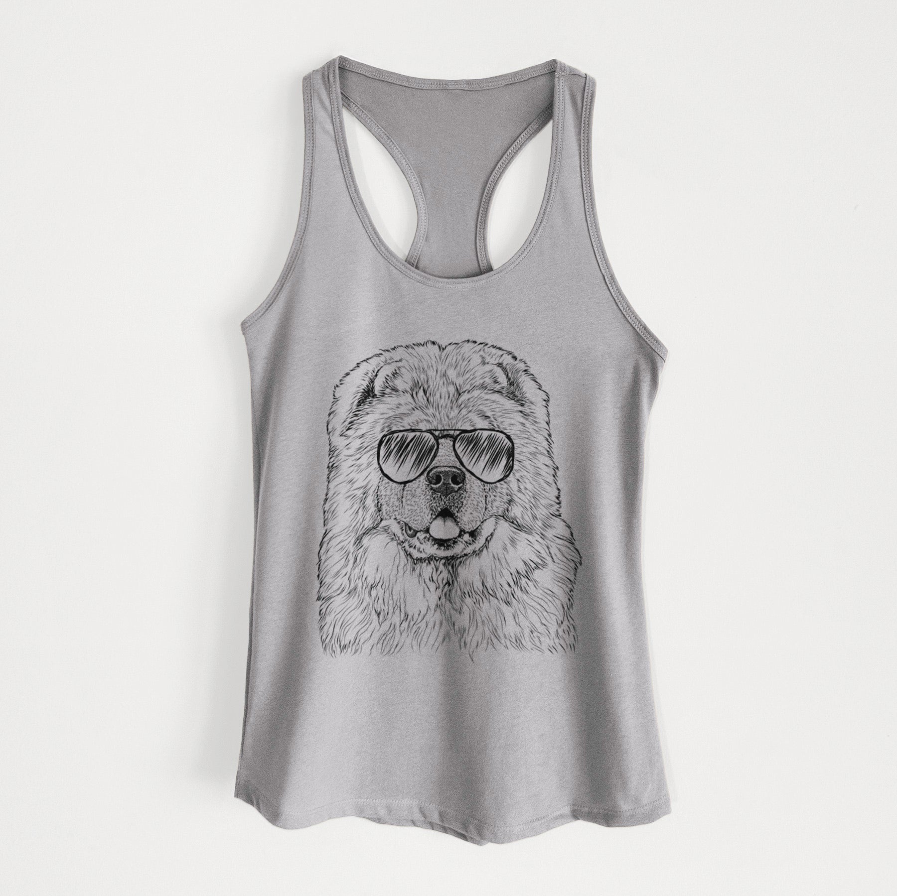 Baloo the Chow Chow - Women's Racerback Tanktop