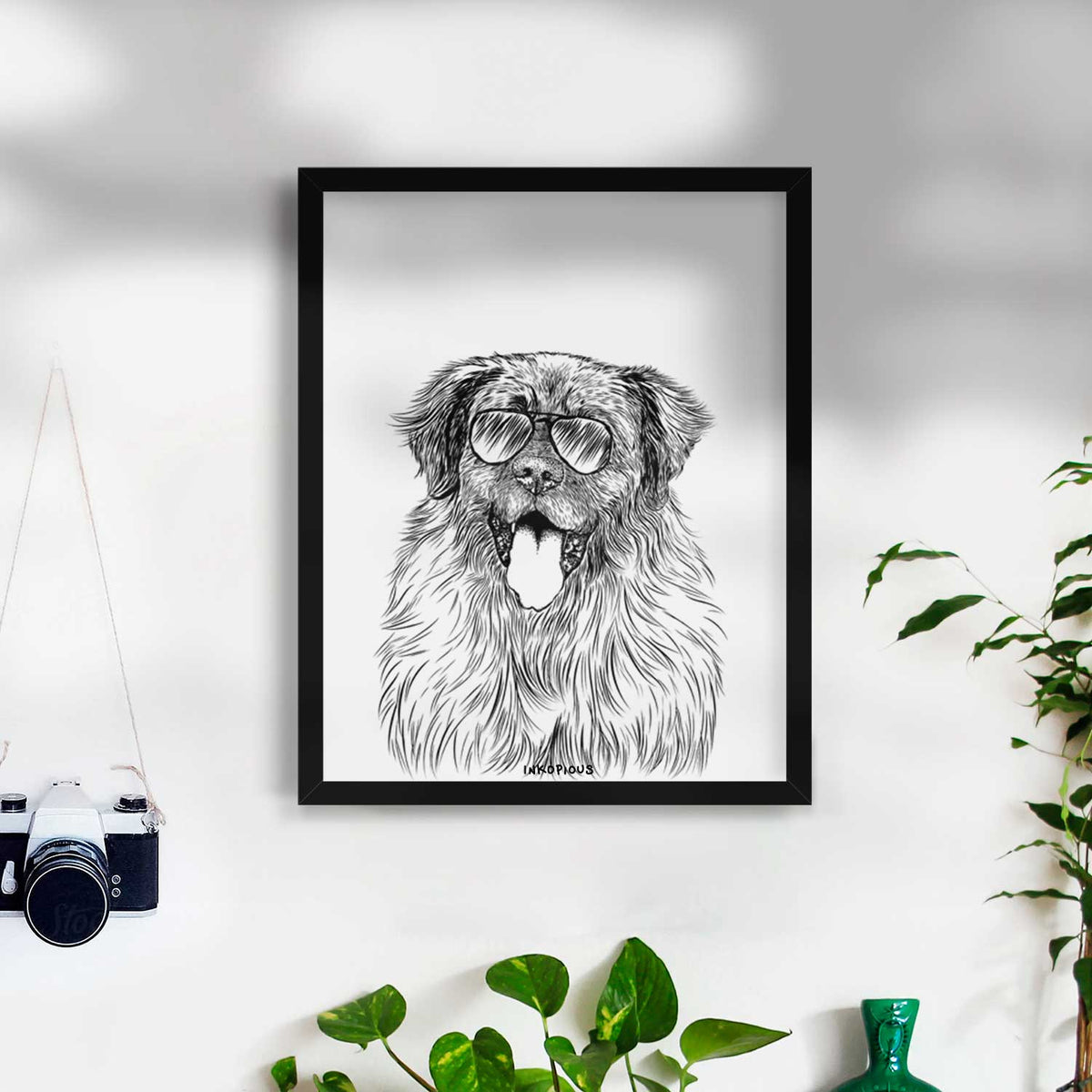 Bamboo the Leonberger Art Print