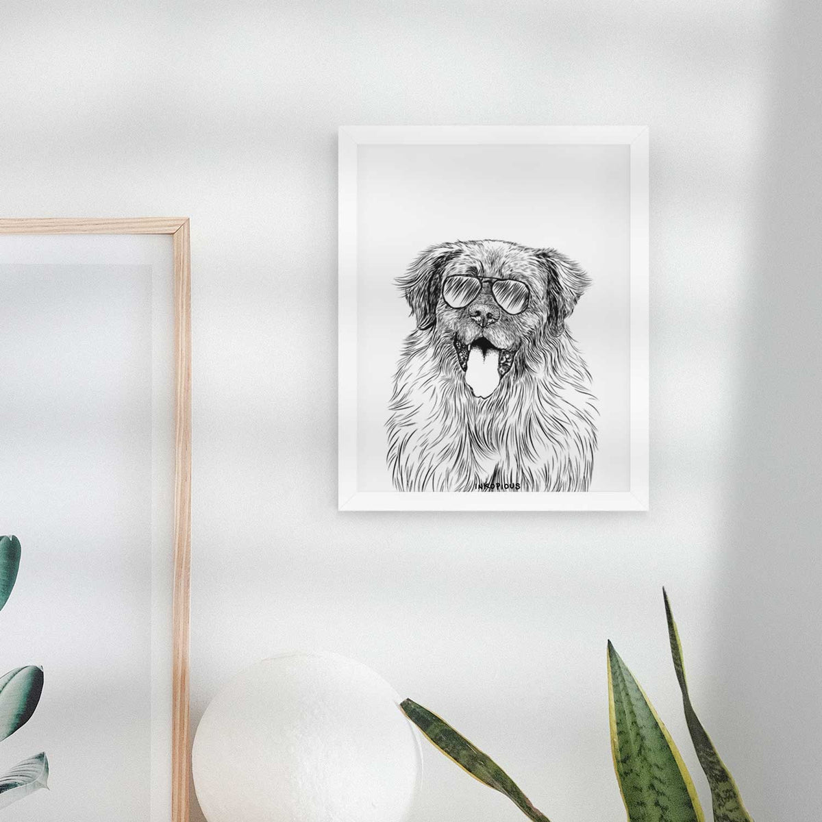 Bamboo the Leonberger Art Print