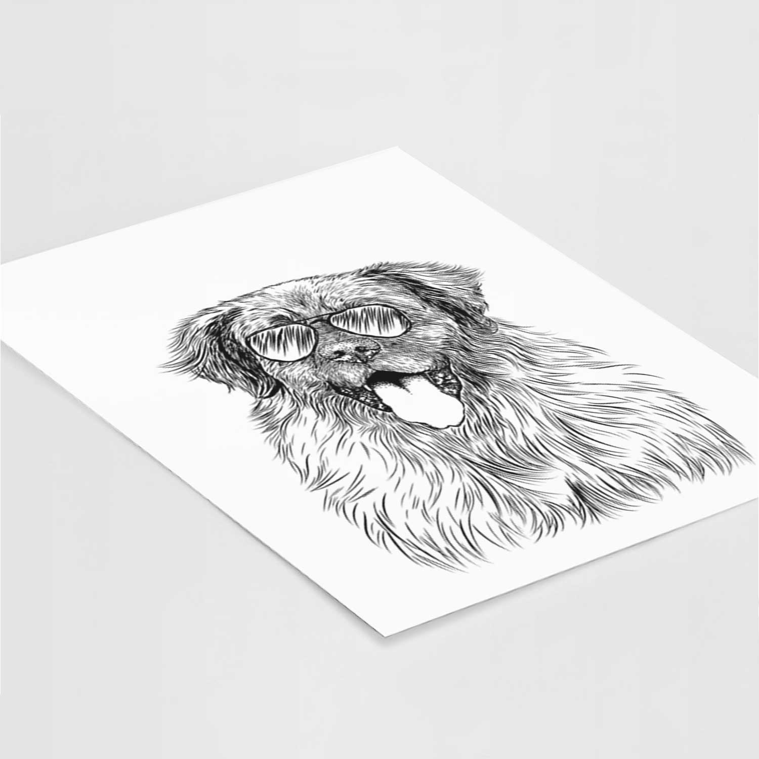 Bamboo the Leonberger Art Print