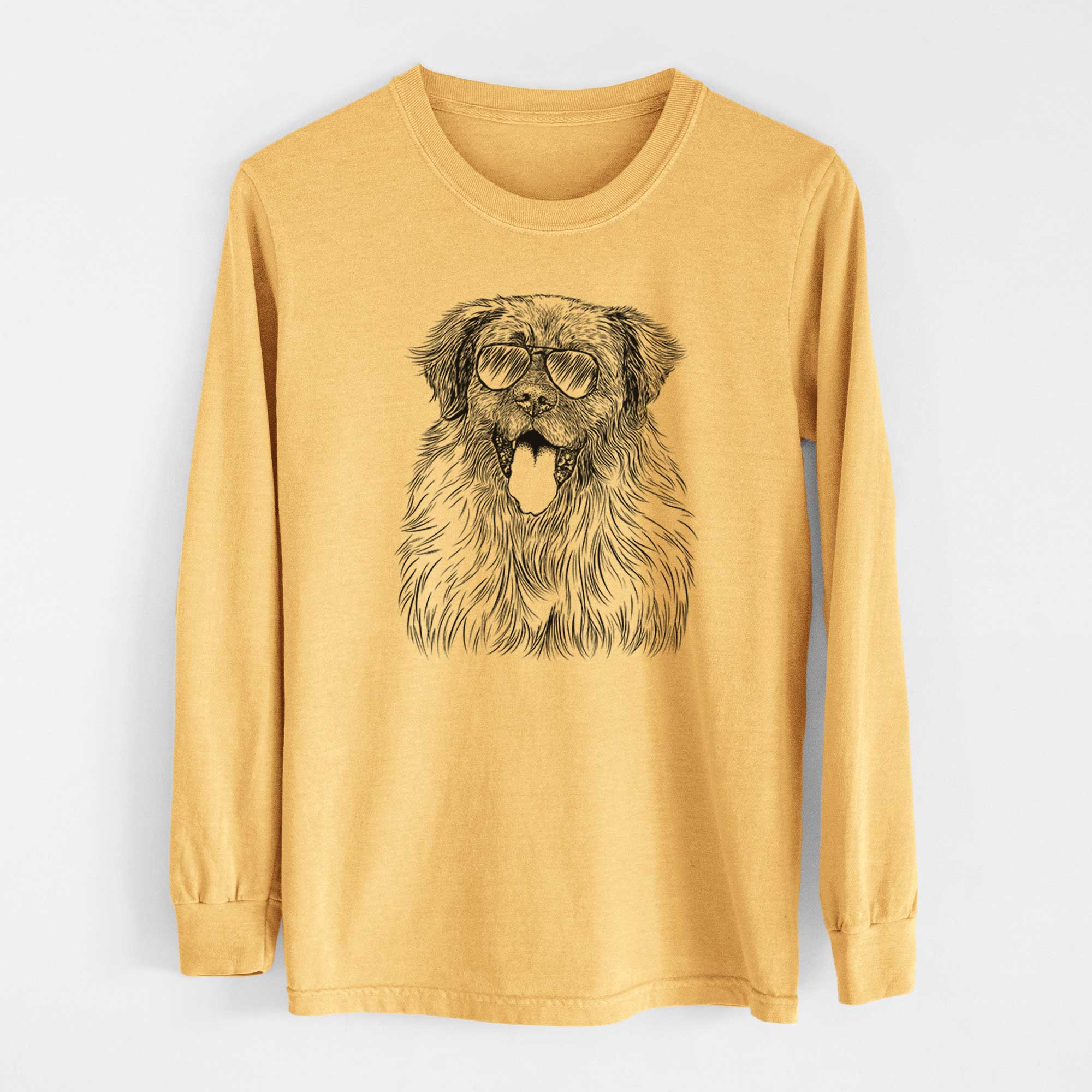 Aviators Bamboo the Leonberger - Heavyweight 100% Cotton Long Sleeve