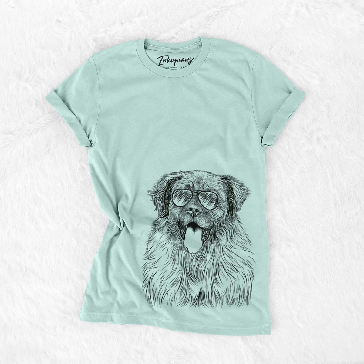 Aviator Bamboo the Leonberger - Unisex Crewneck
