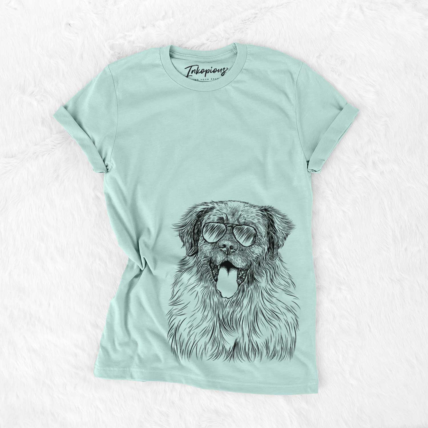 Aviator Bamboo the Leonberger - Unisex Crewneck
