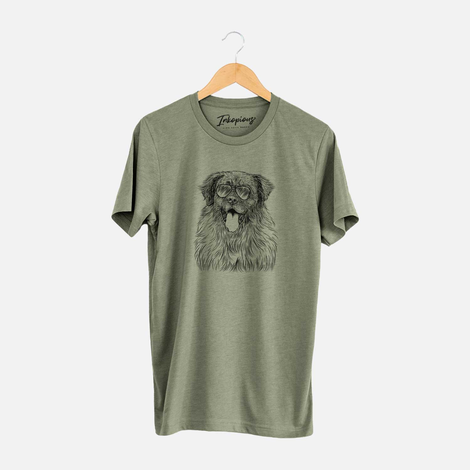 Aviator Bamboo the Leonberger - Unisex Crewneck