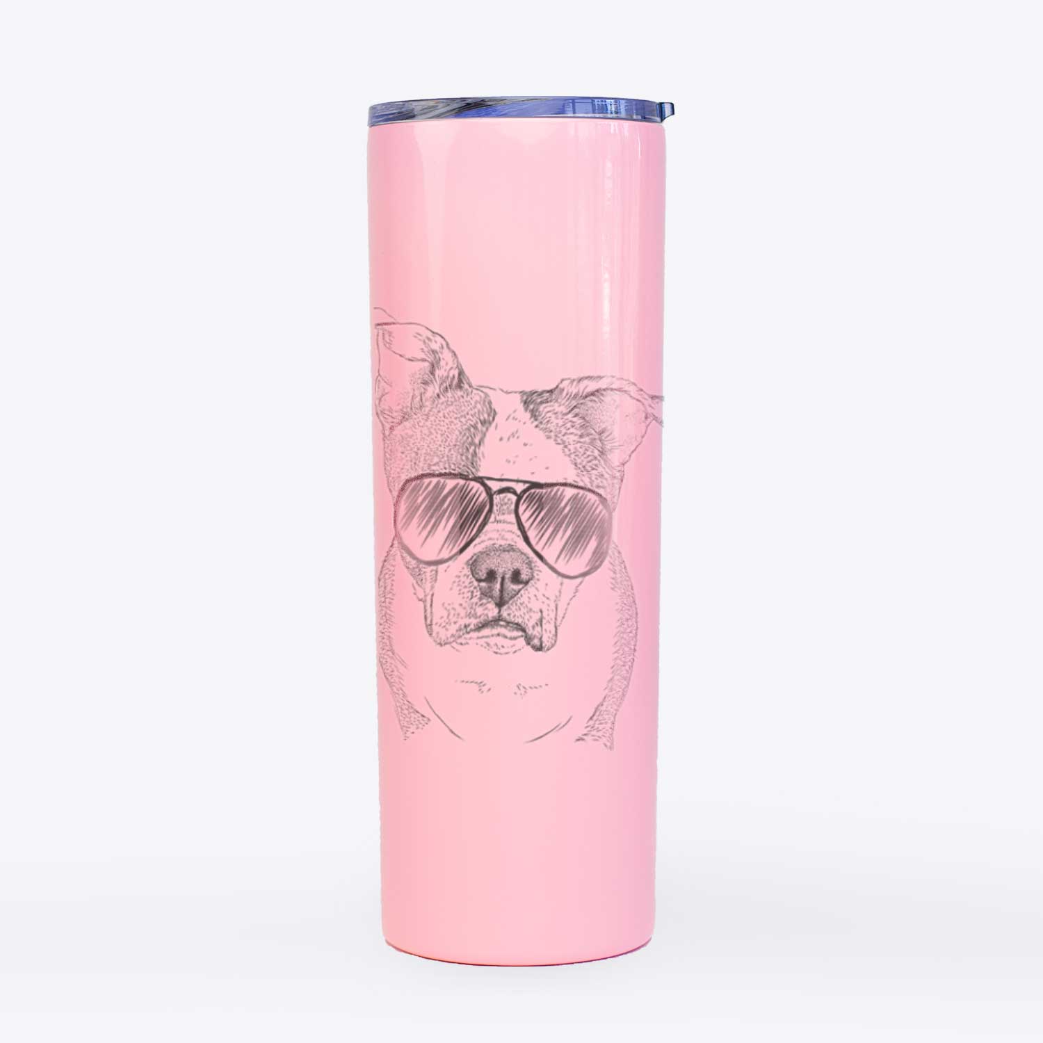 Bandit the Boston Terrier - 20oz Skinny Tumbler