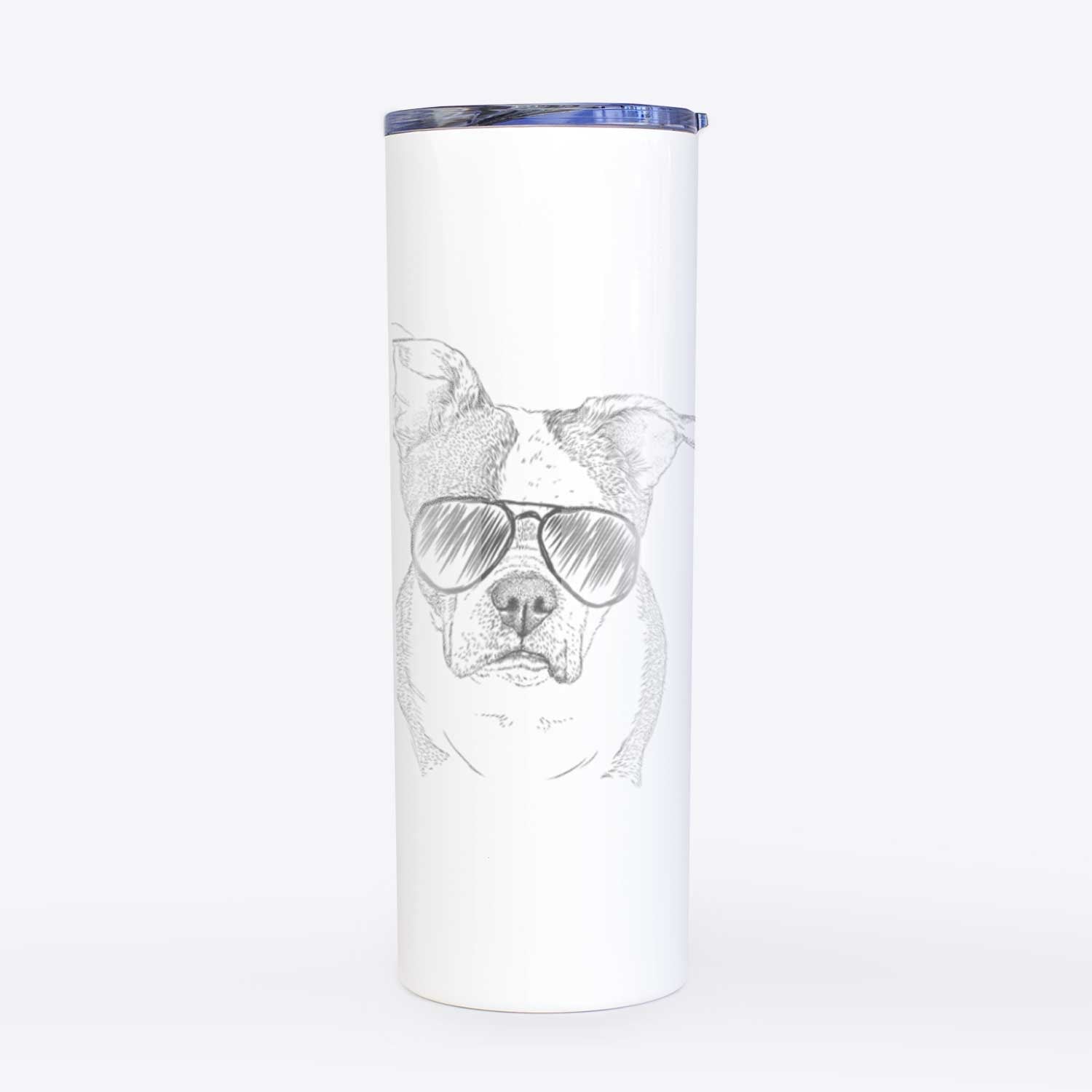 Bandit the Boston Terrier - 20oz Skinny Tumbler