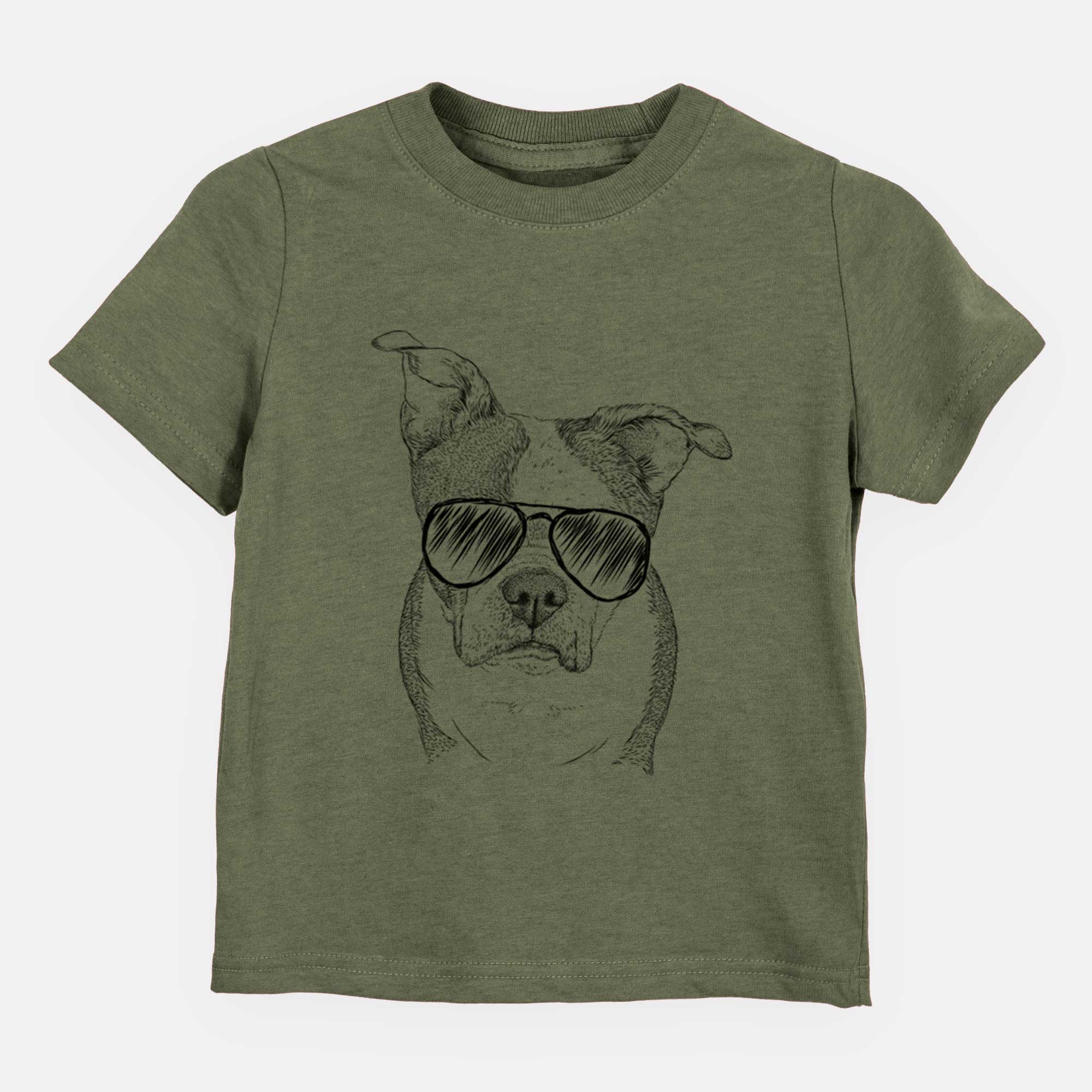 Aviator Bandit the Boston Terrier - Kids/Youth/Toddler Shirt