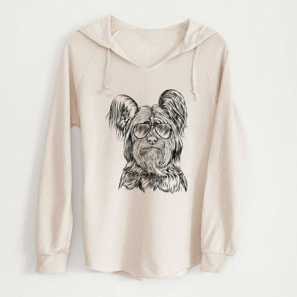 Aviator Bandit the Skye Terrier - Cali Wave Hooded Sweatshirt