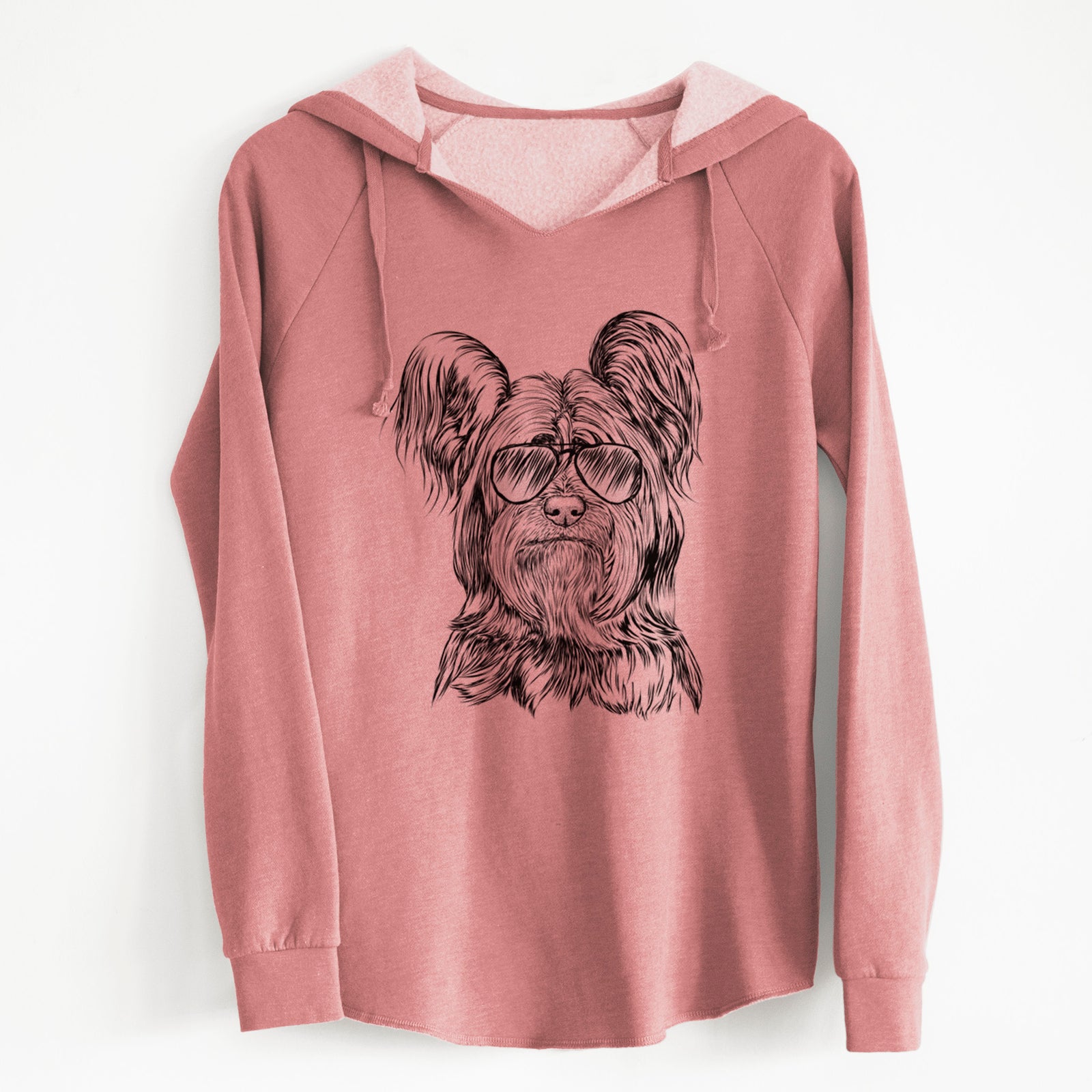 Aviator Bandit the Skye Terrier - Cali Wave Hooded Sweatshirt