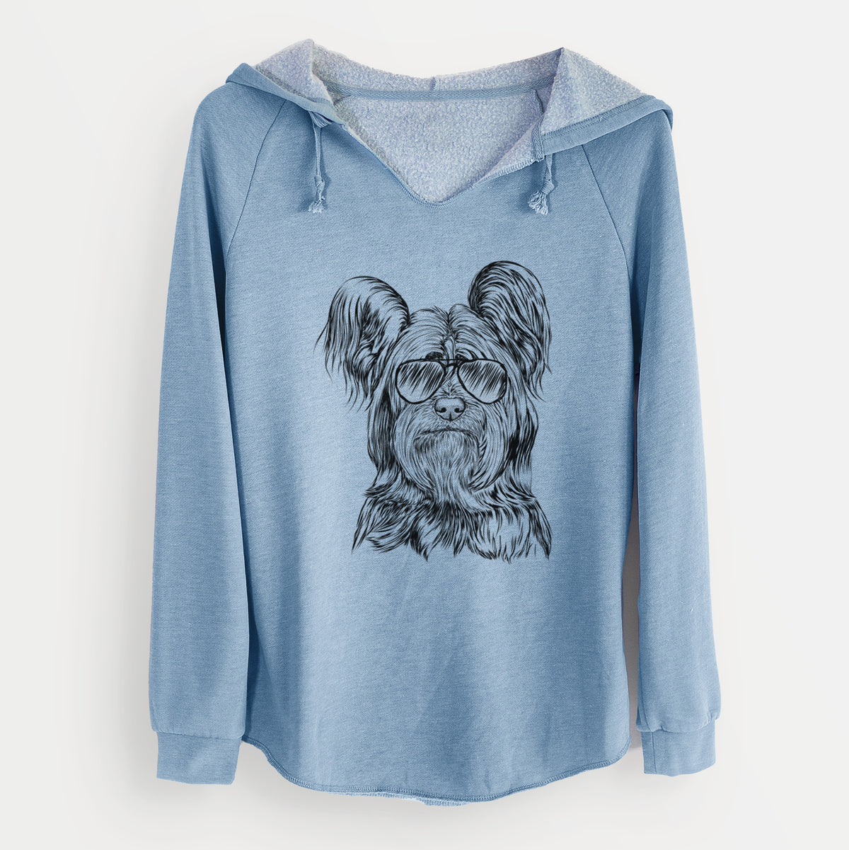 Aviator Bandit the Skye Terrier - Cali Wave Hooded Sweatshirt