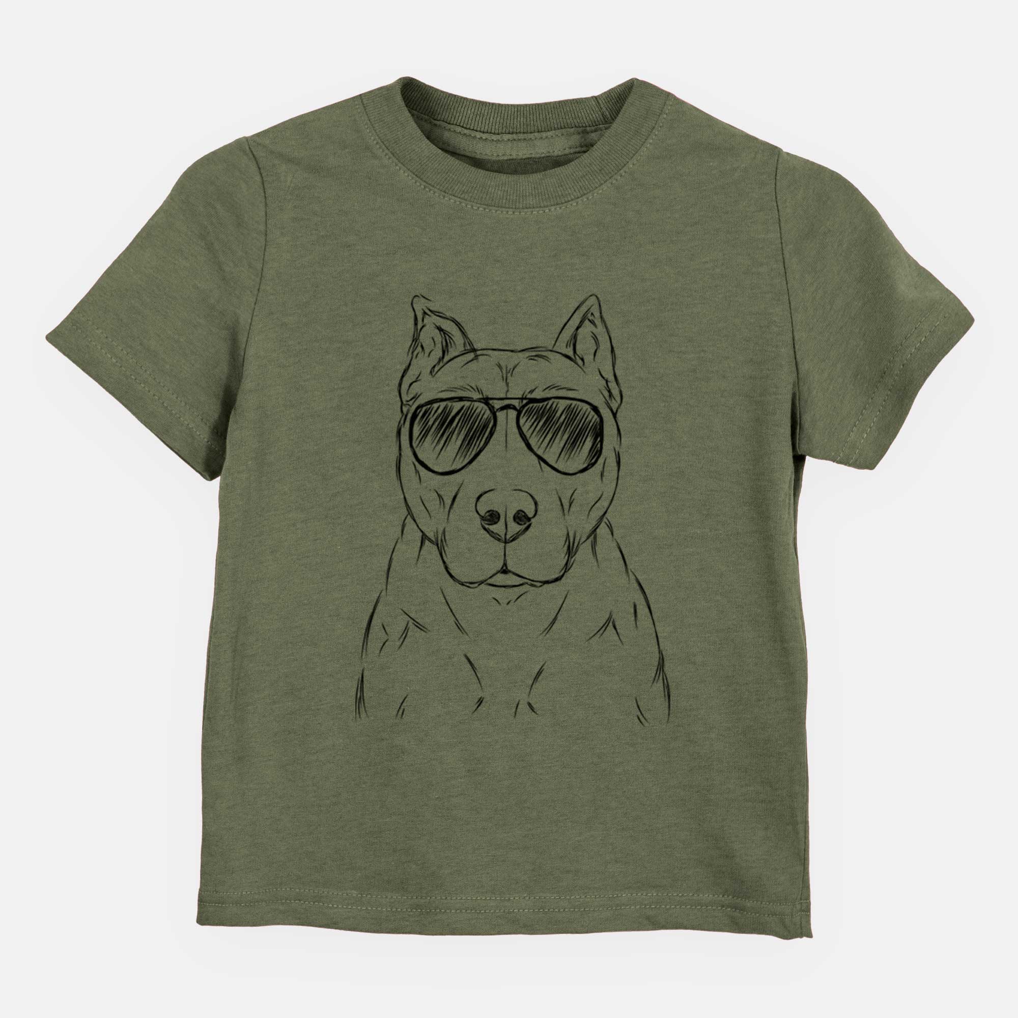 Aviator Bane the Pitbull Mix - Kids/Youth/Toddler Shirt