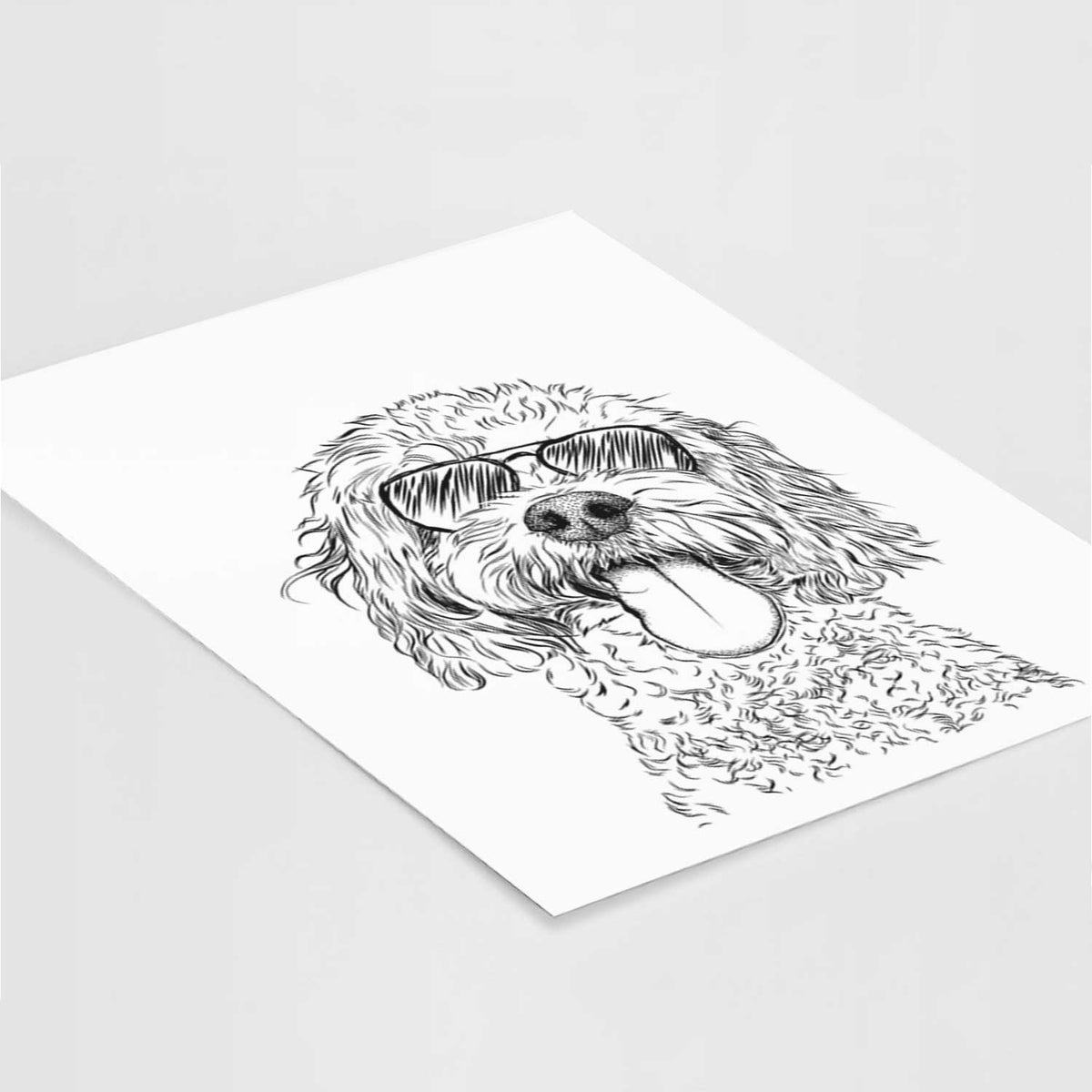 Barney the Cavachon Art Print