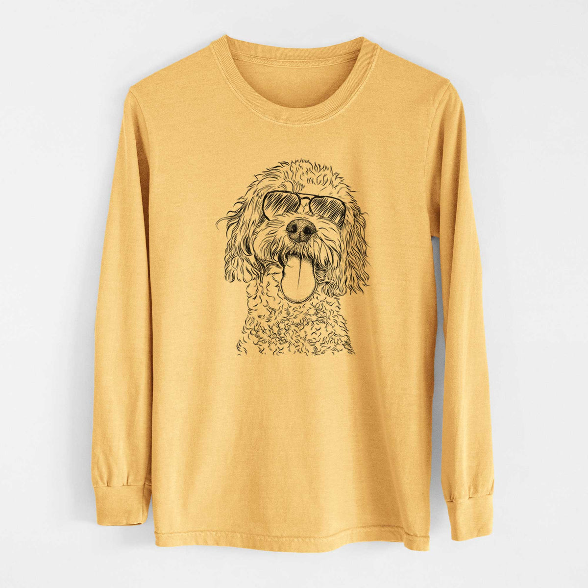 Aviators Barney the Cavachon - Heavyweight 100% Cotton Long Sleeve