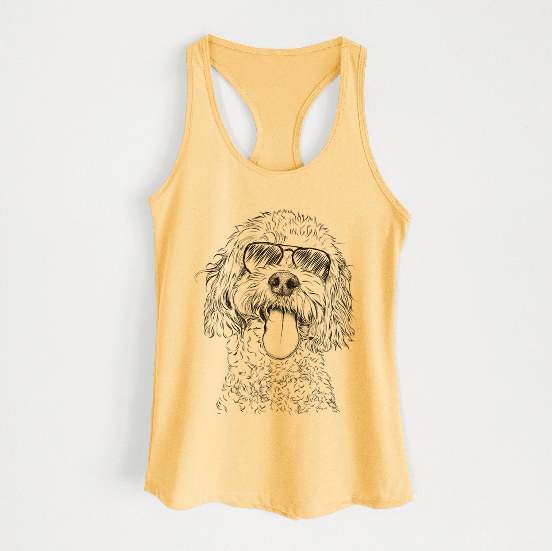 Barney the Cavachon - Women's Racerback Tanktop