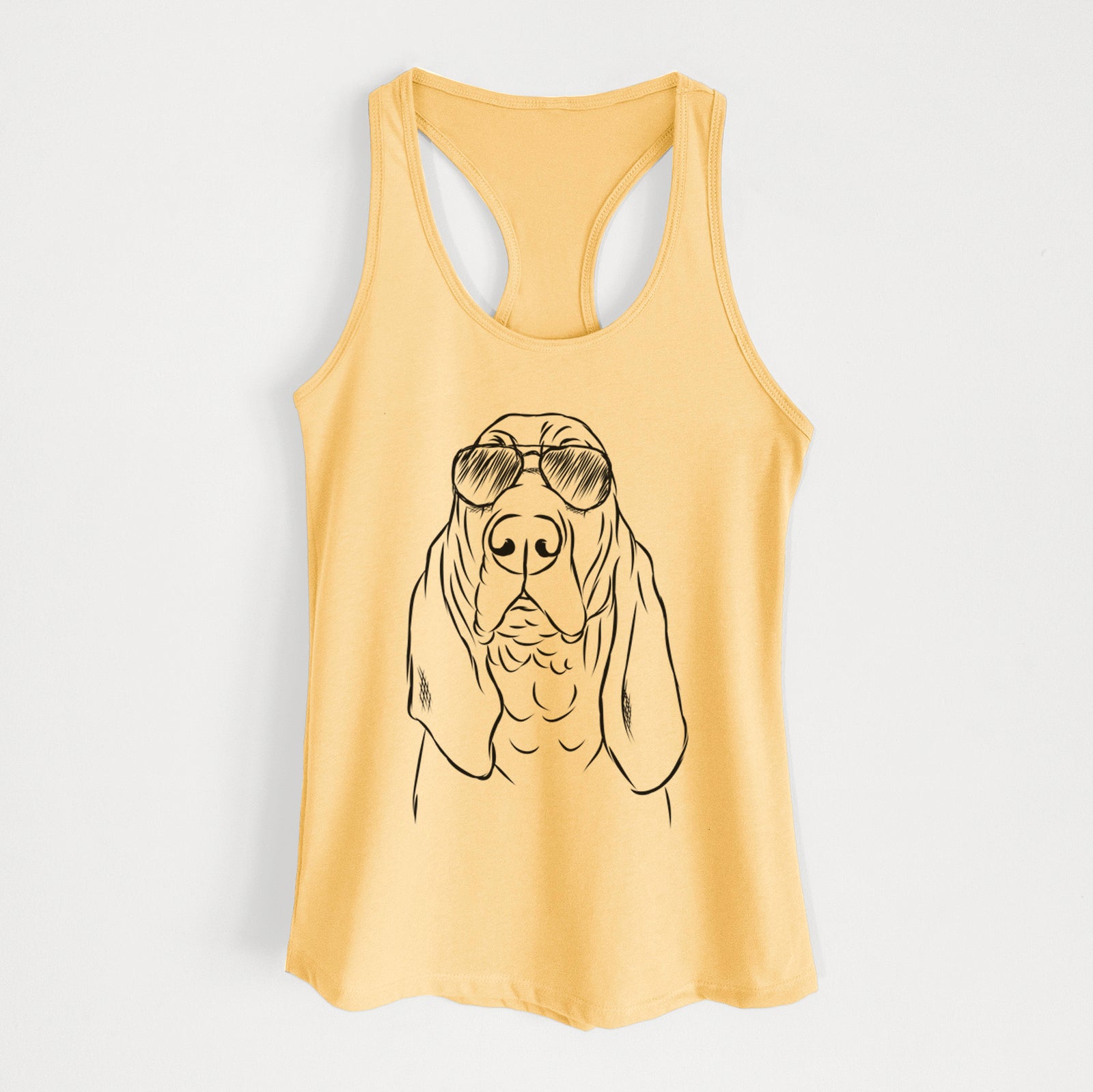 Baron the Bloodhound - Women's Racerback Tanktop