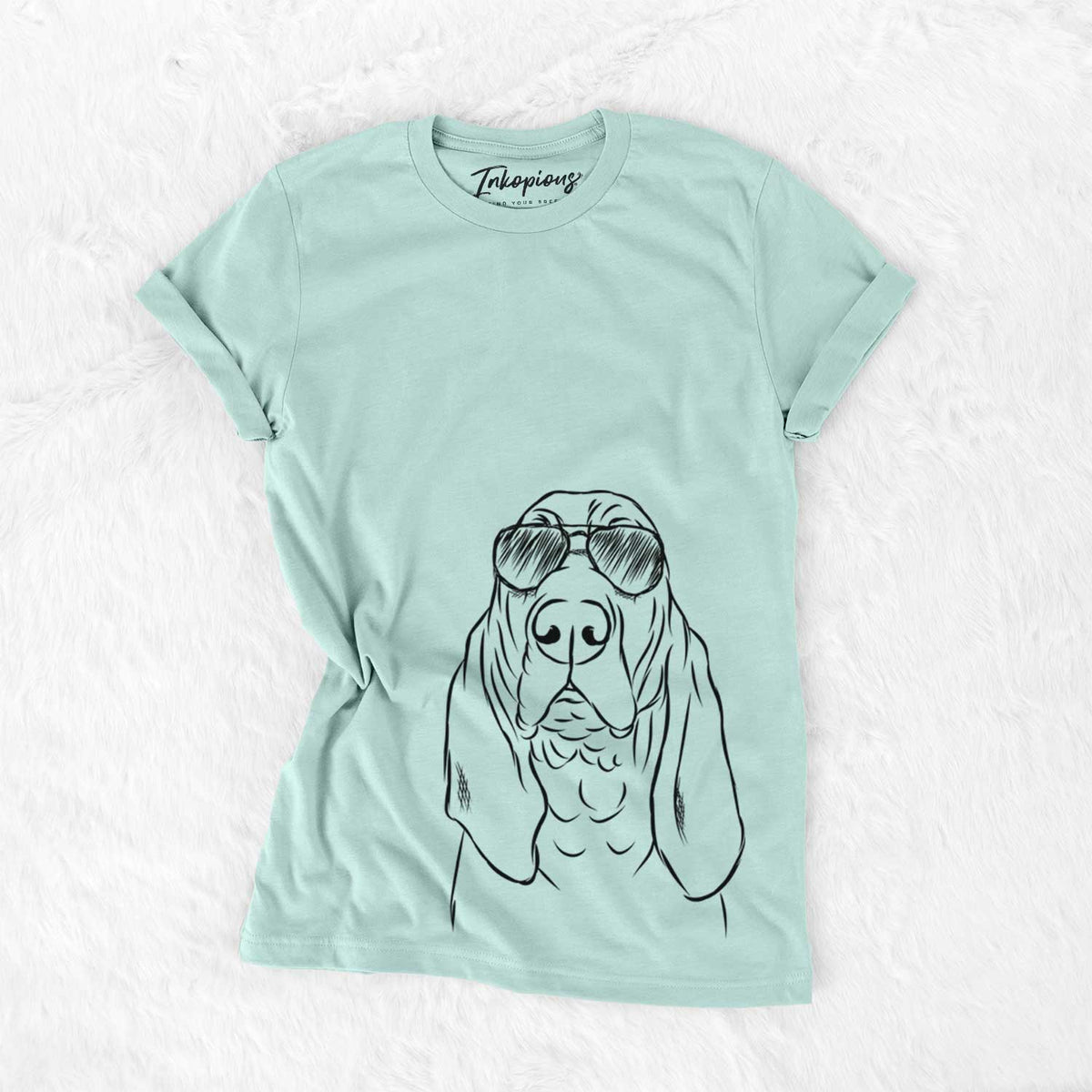 Aviator Baron the Bloodhound - Unisex Crewneck