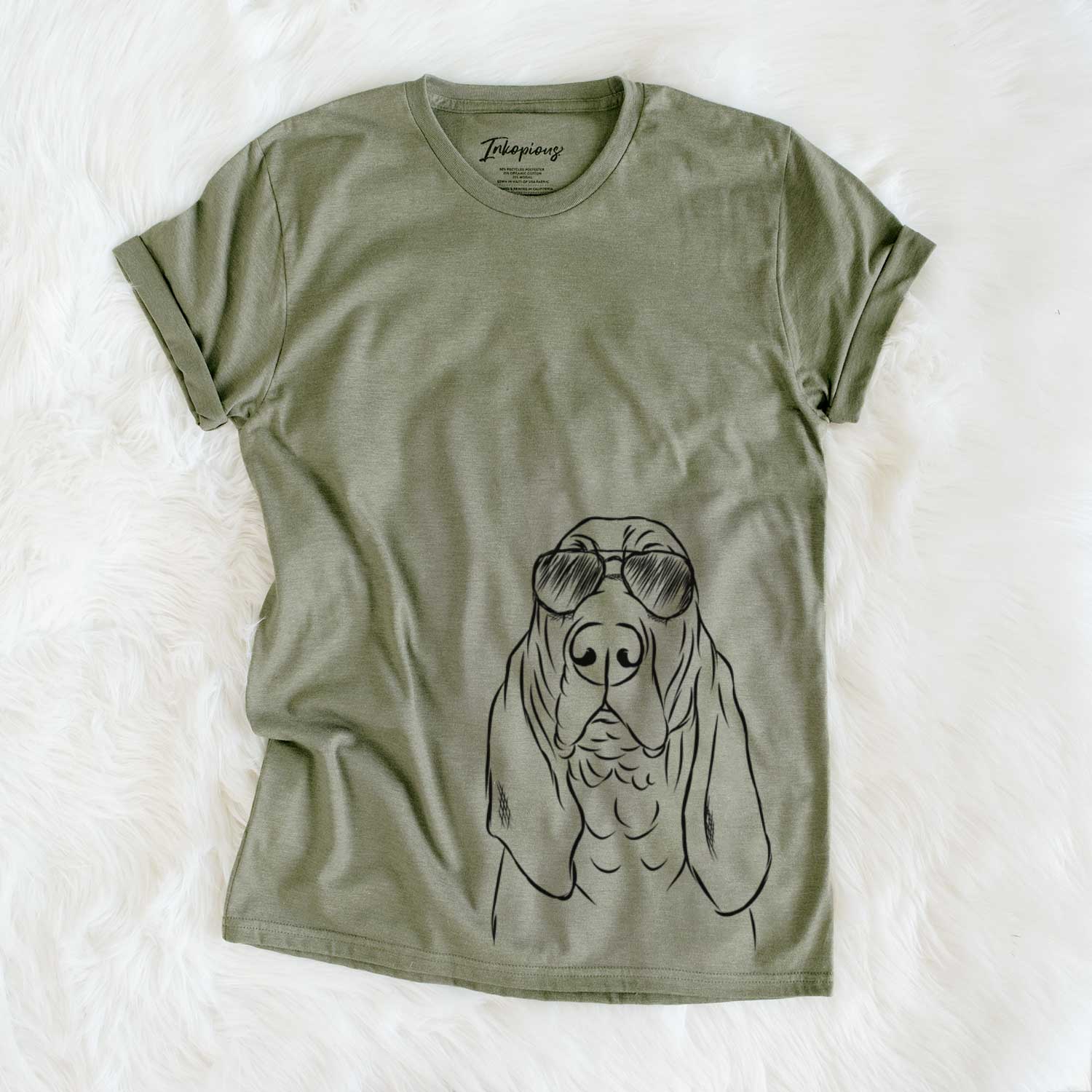 Aviator Baron the Bloodhound - Unisex Crewneck