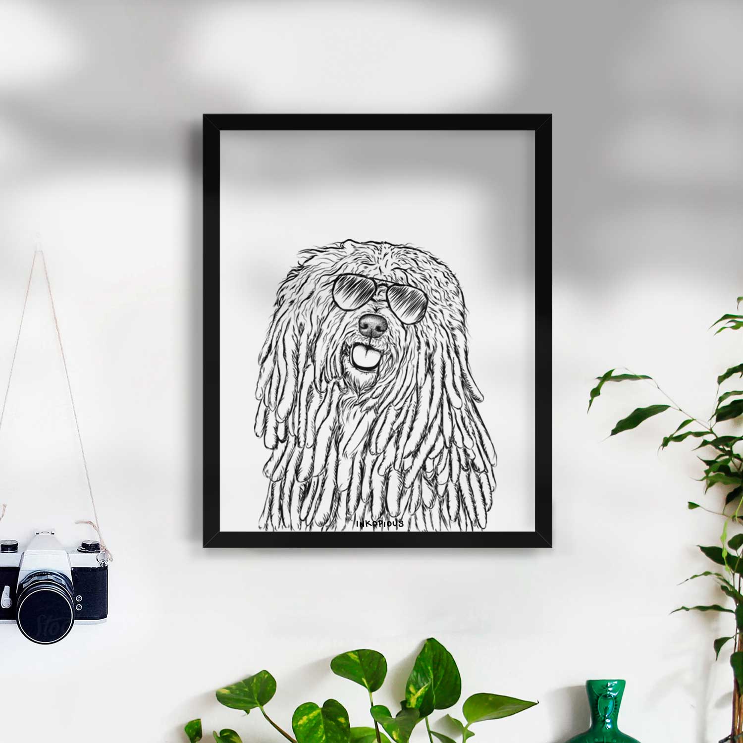 Barry the Komondor Art Print