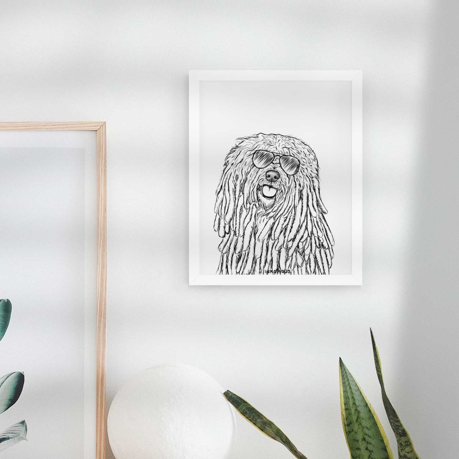 Barry the Komondor Art Print