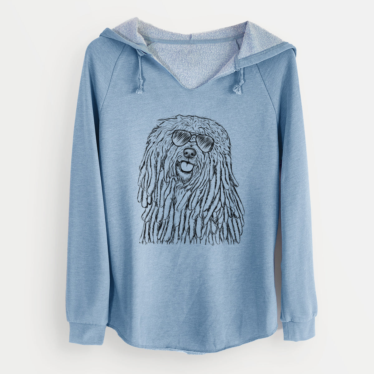 Aviator Barry the Komondor - Cali Wave Hooded Sweatshirt