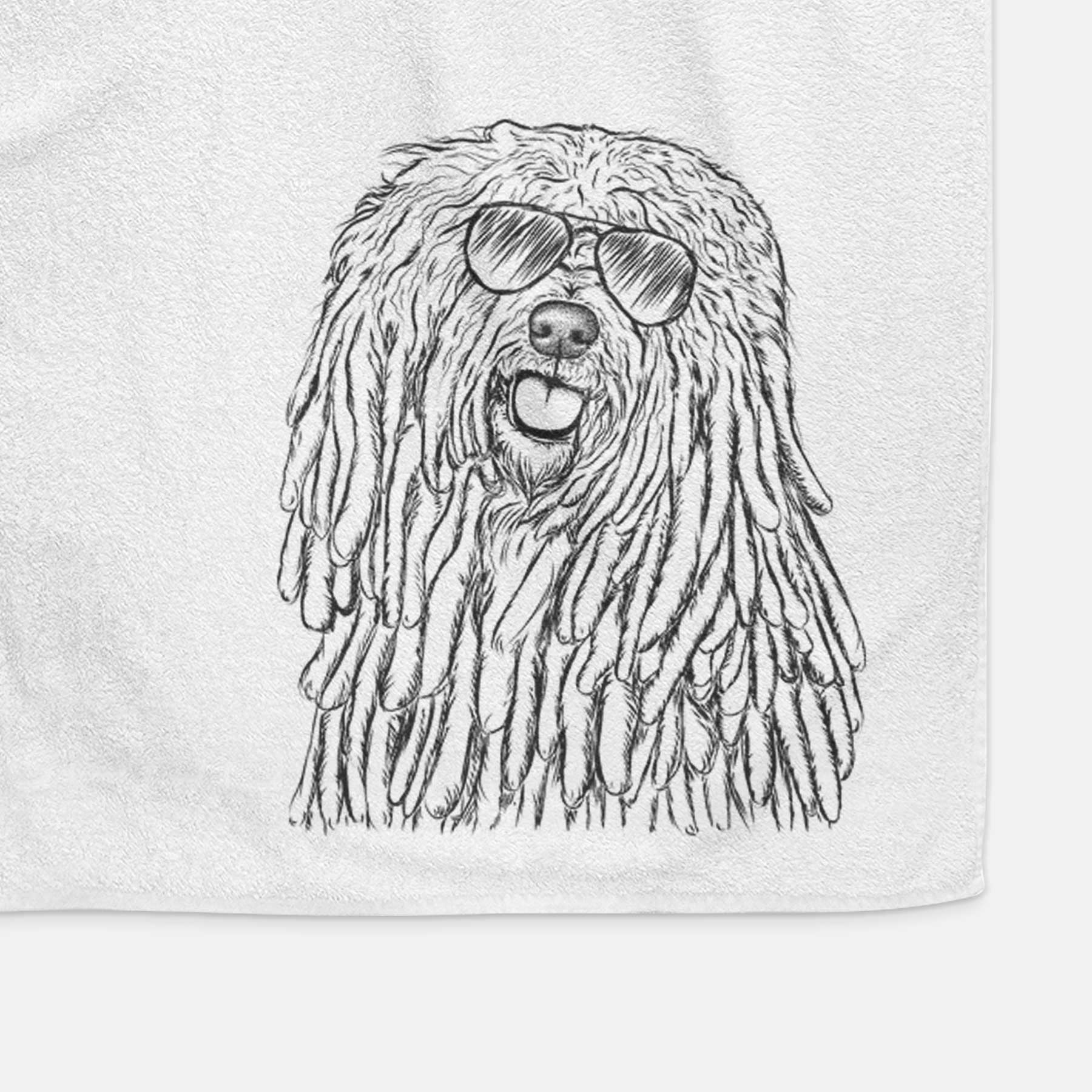 Barry the Komondor Decorative Hand Towel