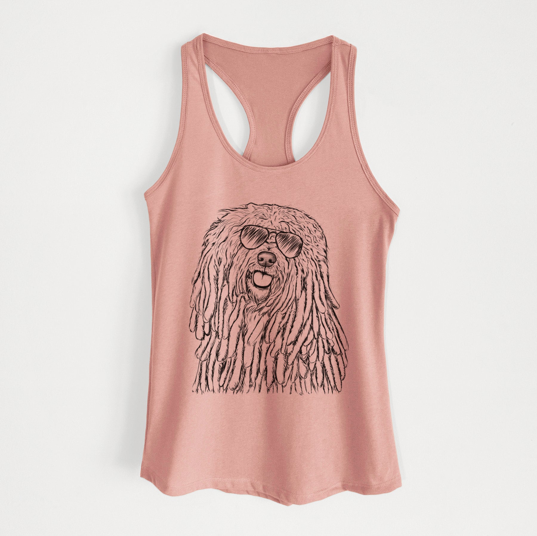 Barry the Komondor - Women's Racerback Tanktop