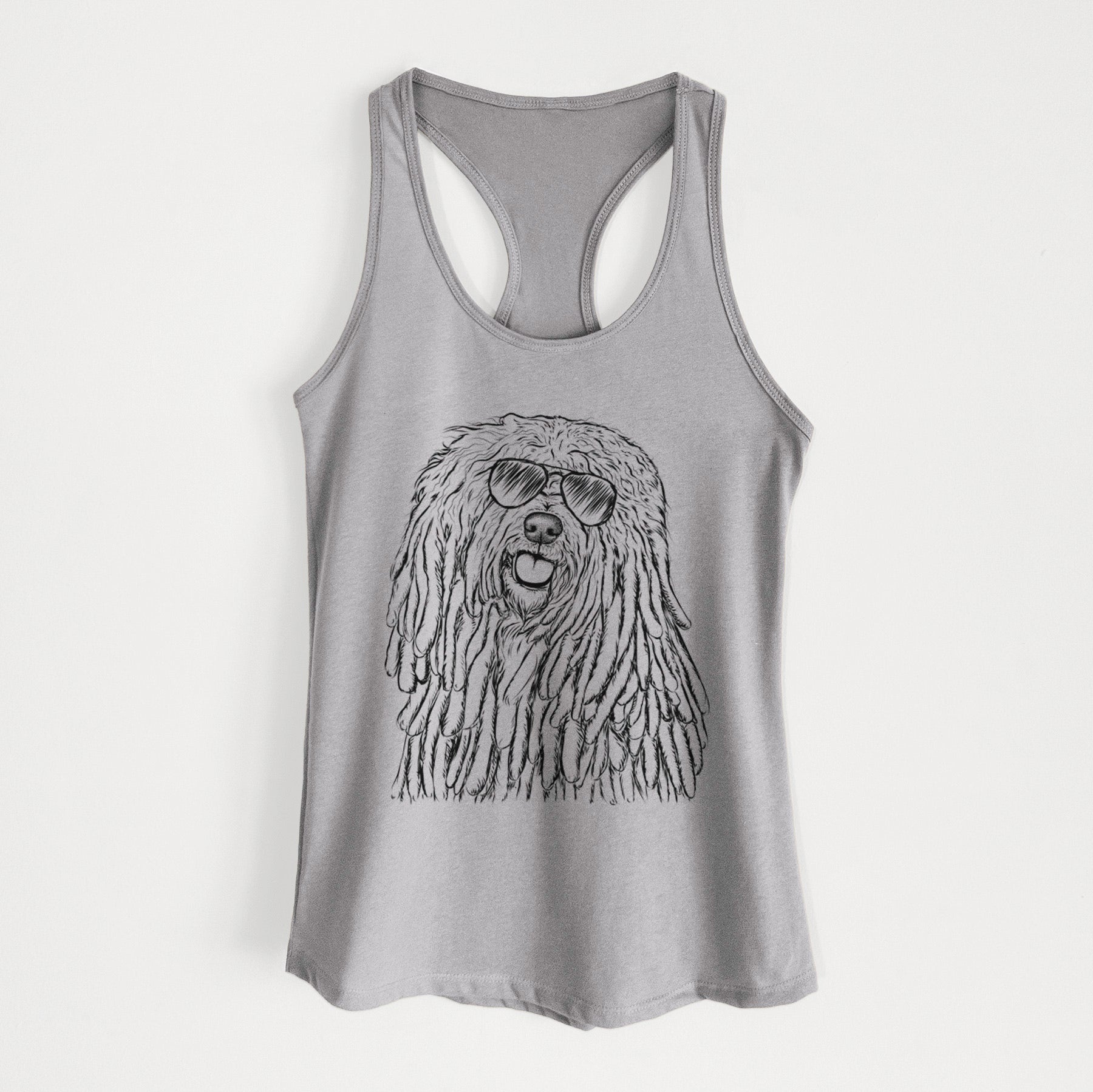 Barry the Komondor - Women's Racerback Tanktop