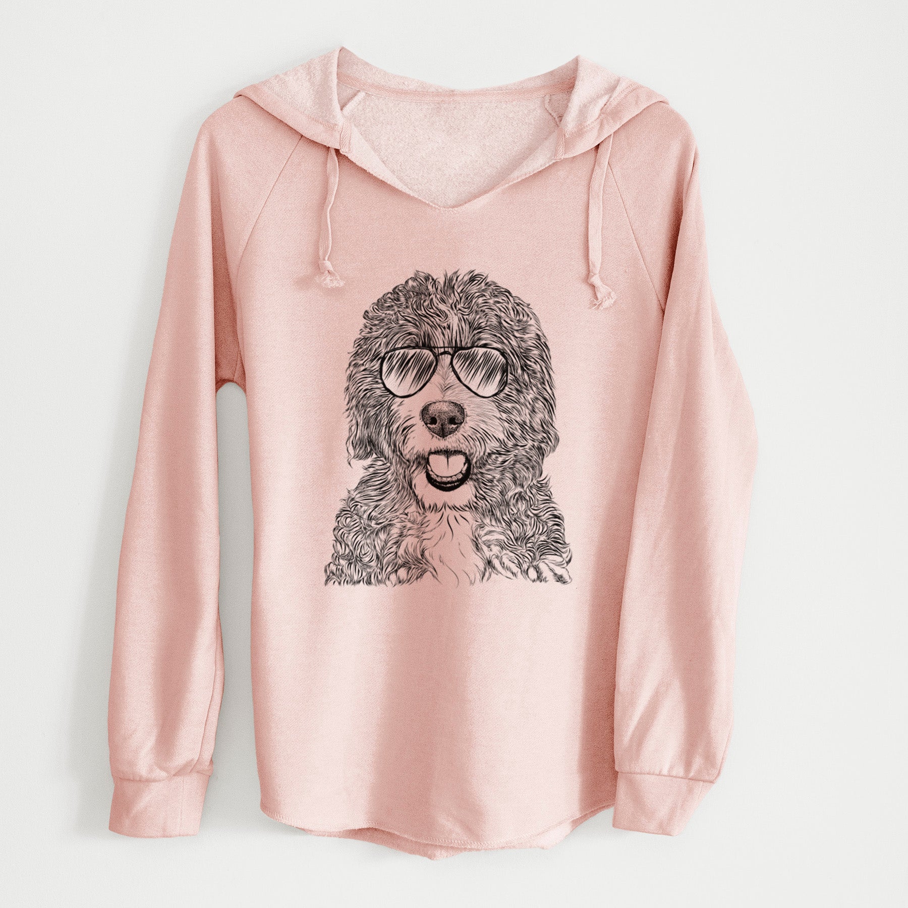 Aviator Bash the Bernedoodle - Cali Wave Hooded Sweatshirt