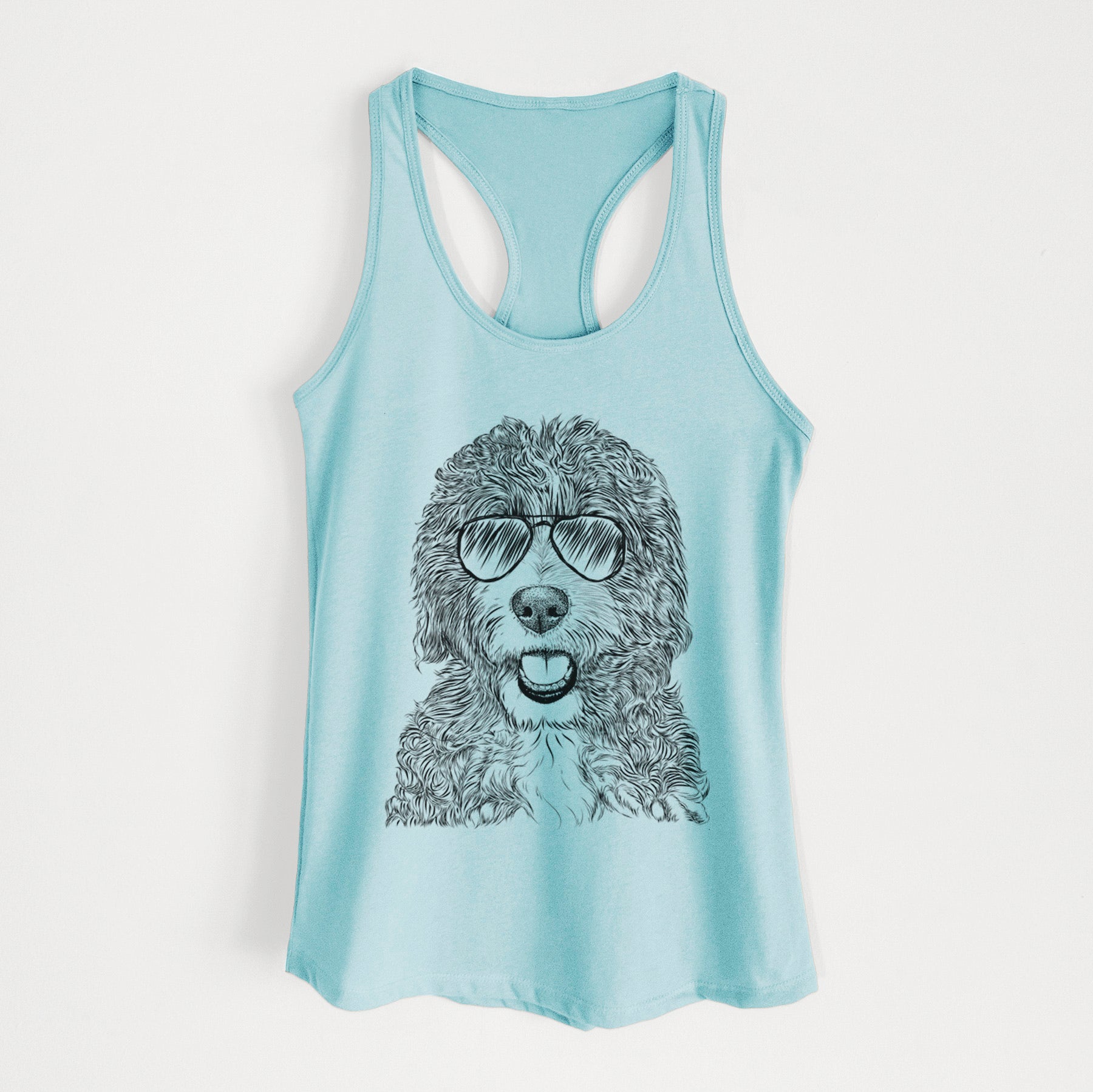 Bash the Bernedoodle - Women's Racerback Tanktop